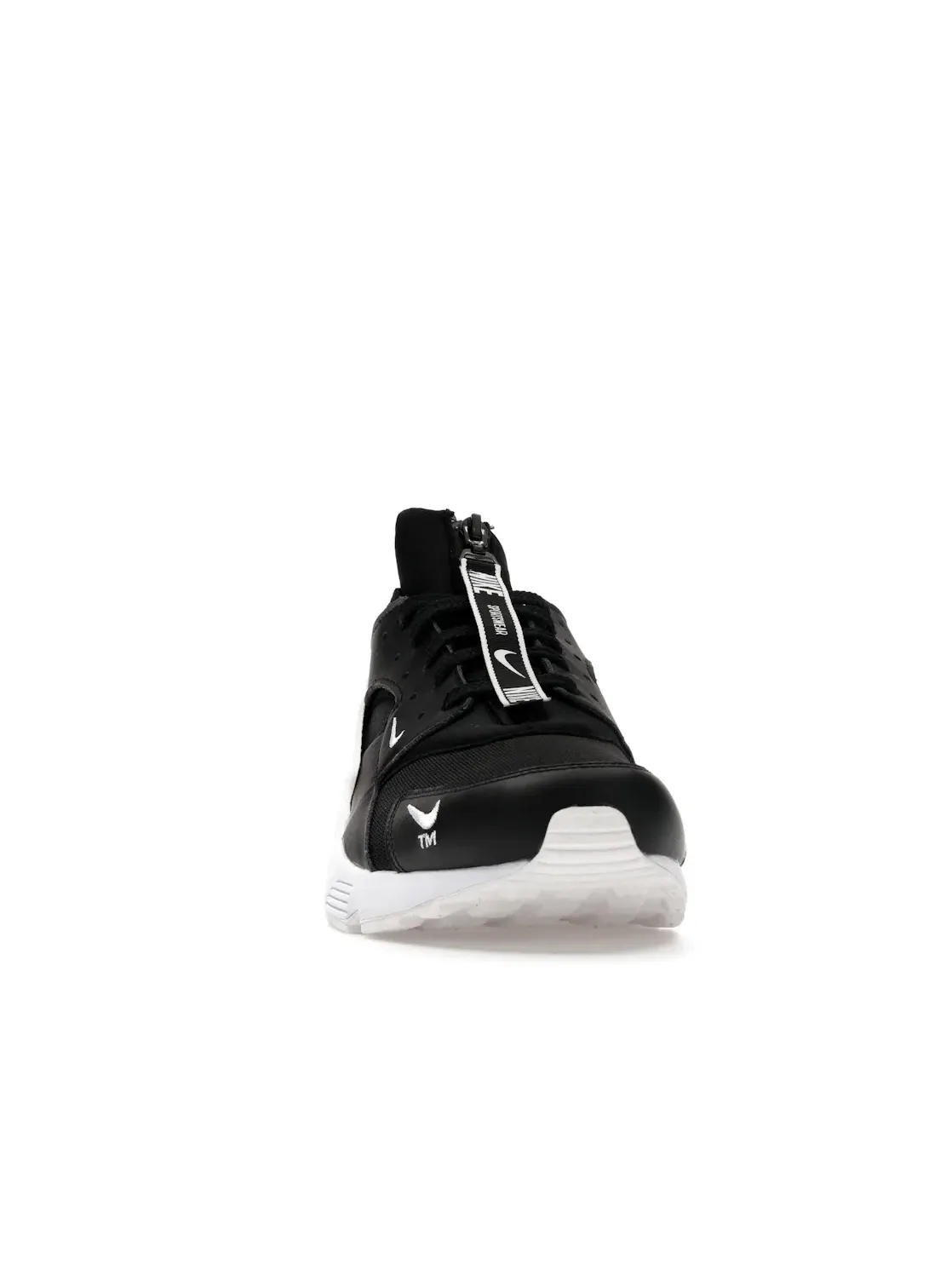 Мужские кроссовки с высоким берцем Nike Air Huarache Run Zip — изображение 2 из 4, черный/черный-белый