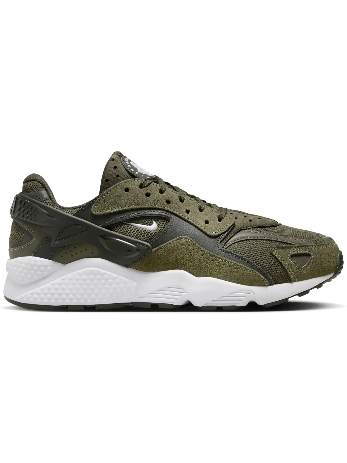 Мужские кроссовки повседневные Nike Air Huarache Runner — изображение 1 из 1, хаки/оливковый//белый