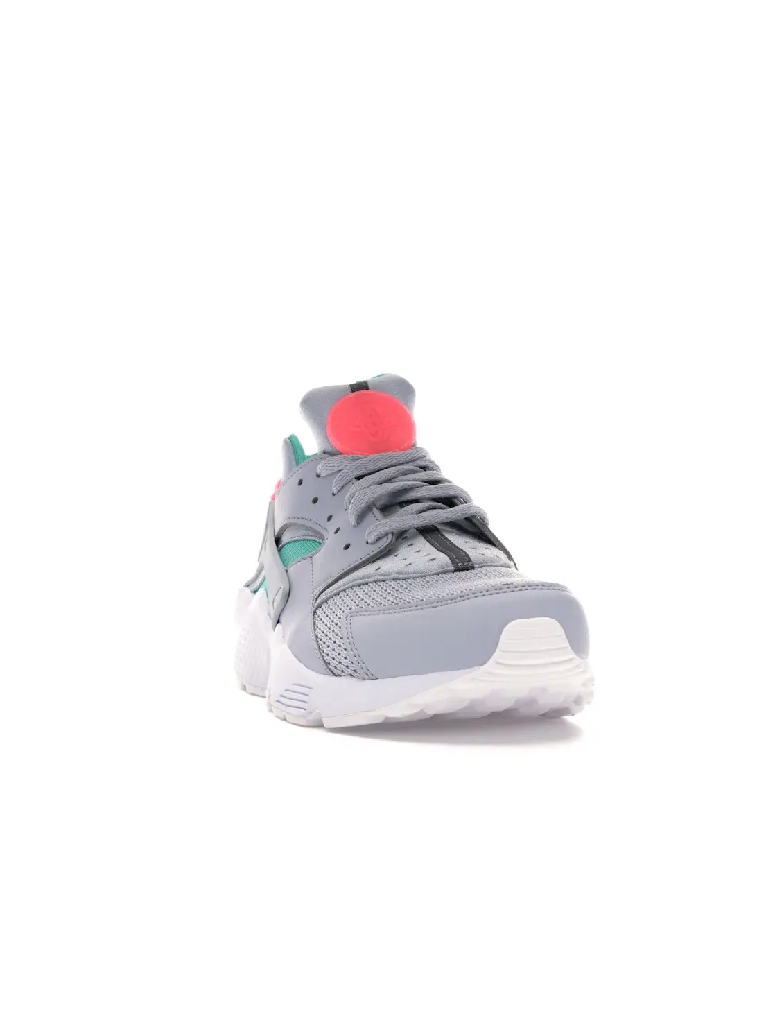 Мужские кроссовки Lifestyle Nike Air Huarache Run Nike — изображение 2 из 4, серый/-зеленый-белый