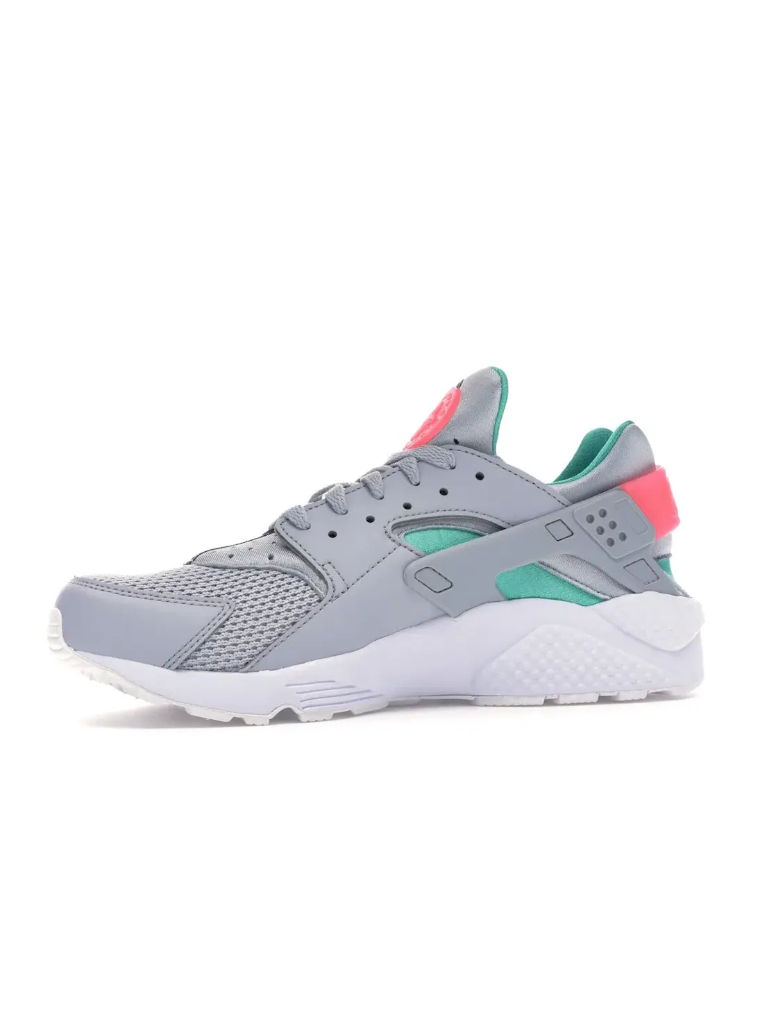 Мужские кроссовки Lifestyle Nike Air Huarache Run Nike — изображение 3 из 4, серый/-зеленый-белый