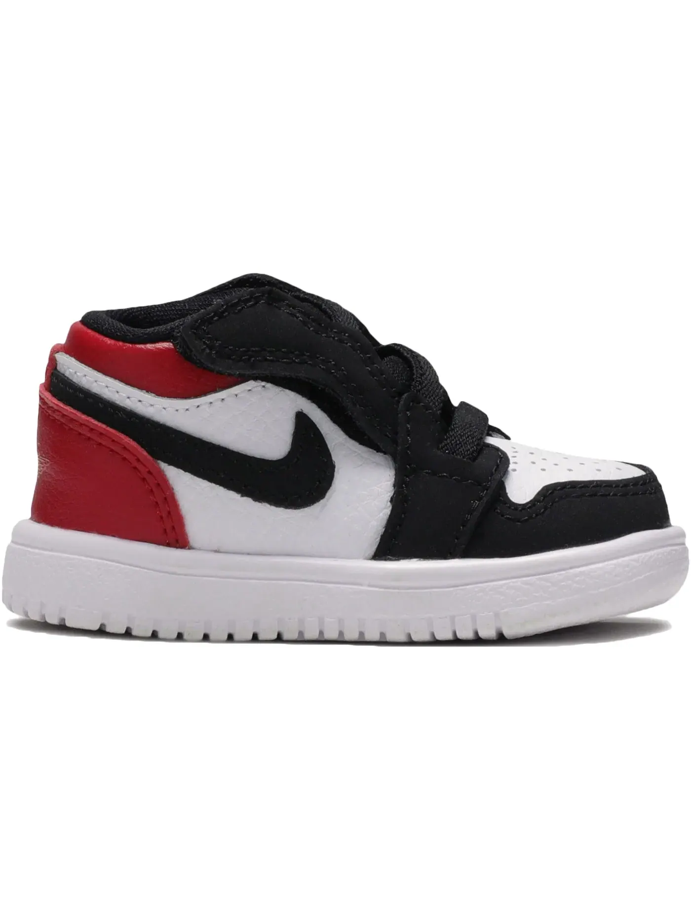 Детские кроссовки с принтом Jordan 1 Low Alt Black Toe Jordan — изображение 1 из 1, белый/черный/красный