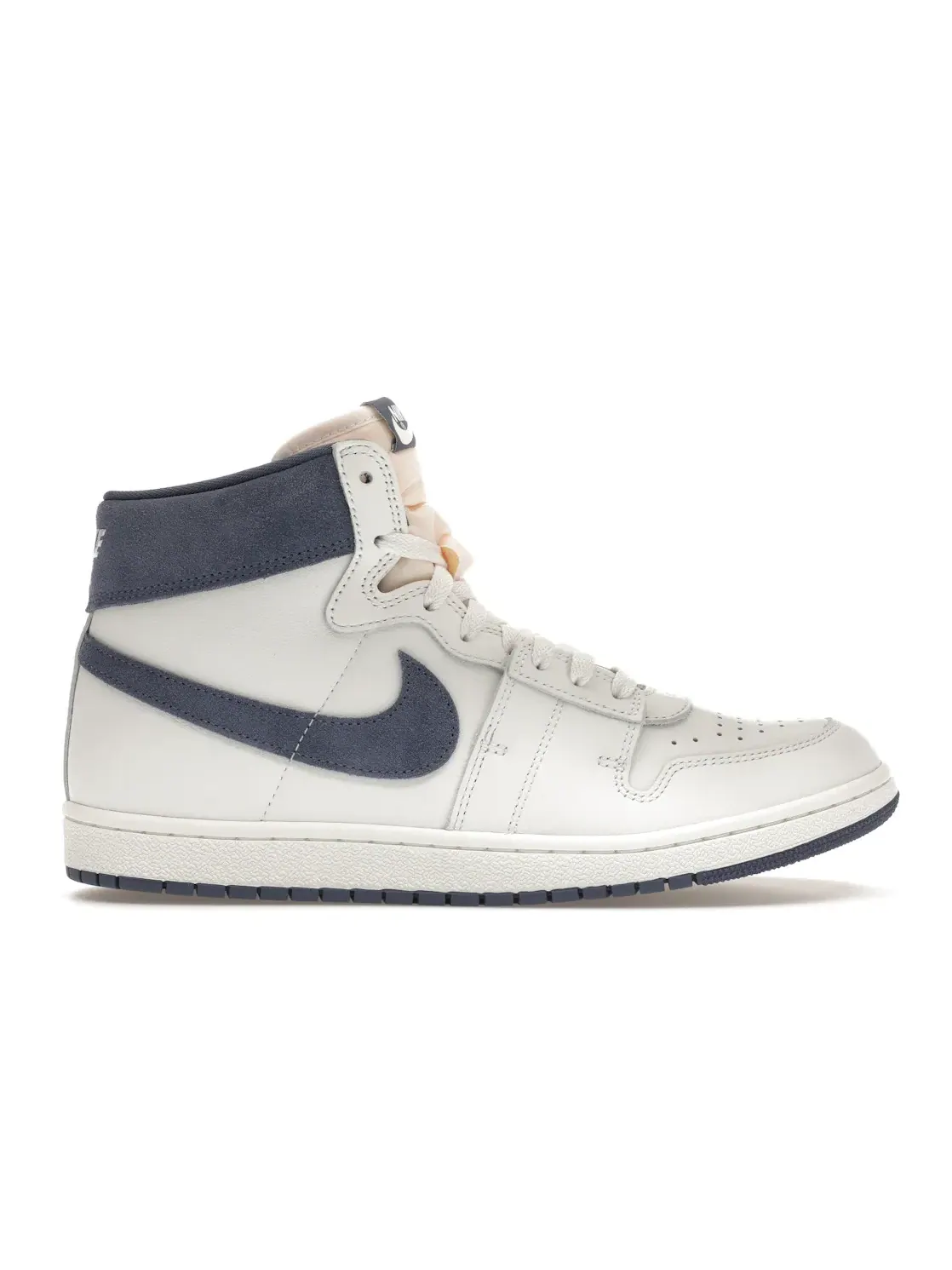 Мужские кроссовки с высоким берцем Nike Jordan Air Ship PE SP — изображение 1 из 4, белый/синий