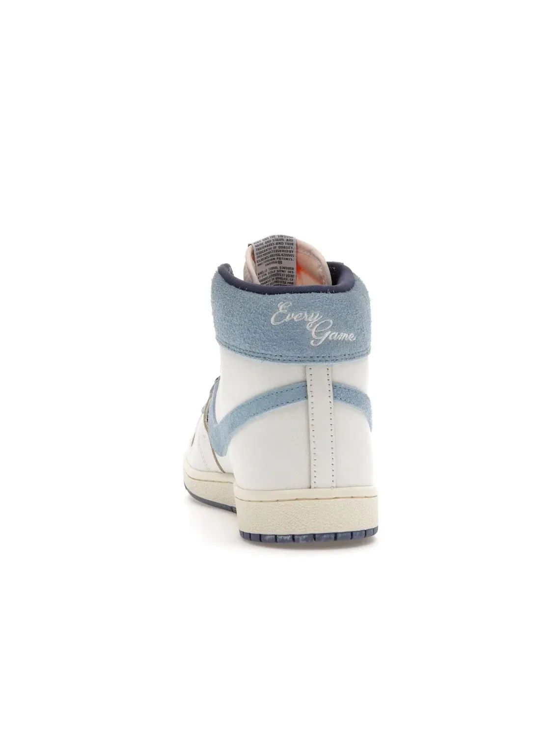 Мужские кроссовки с кроссовками Air-Sole Jordan Nike Jordan Air Ship PE SP — изображение 4 из 4, белый/синий