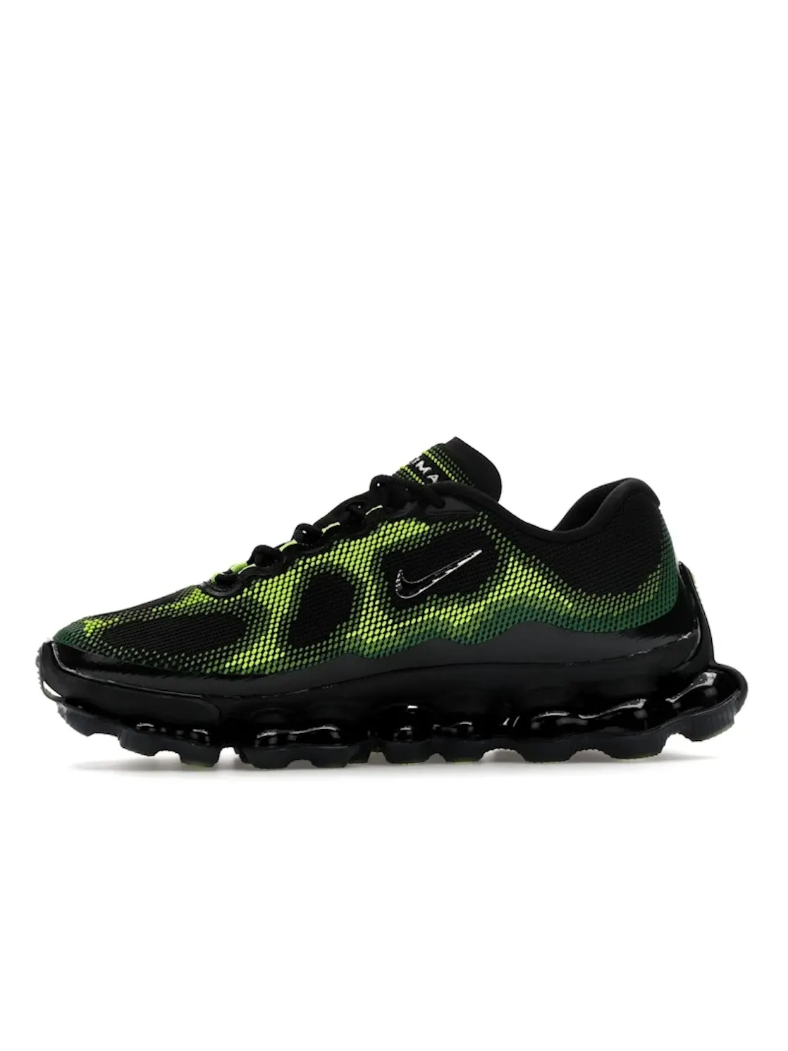 Мужские кроссовки Lifestyle с полной видимой амортизацией Nike Air Liquid Max Fragment Black Green Apple — изображение 3 из 4