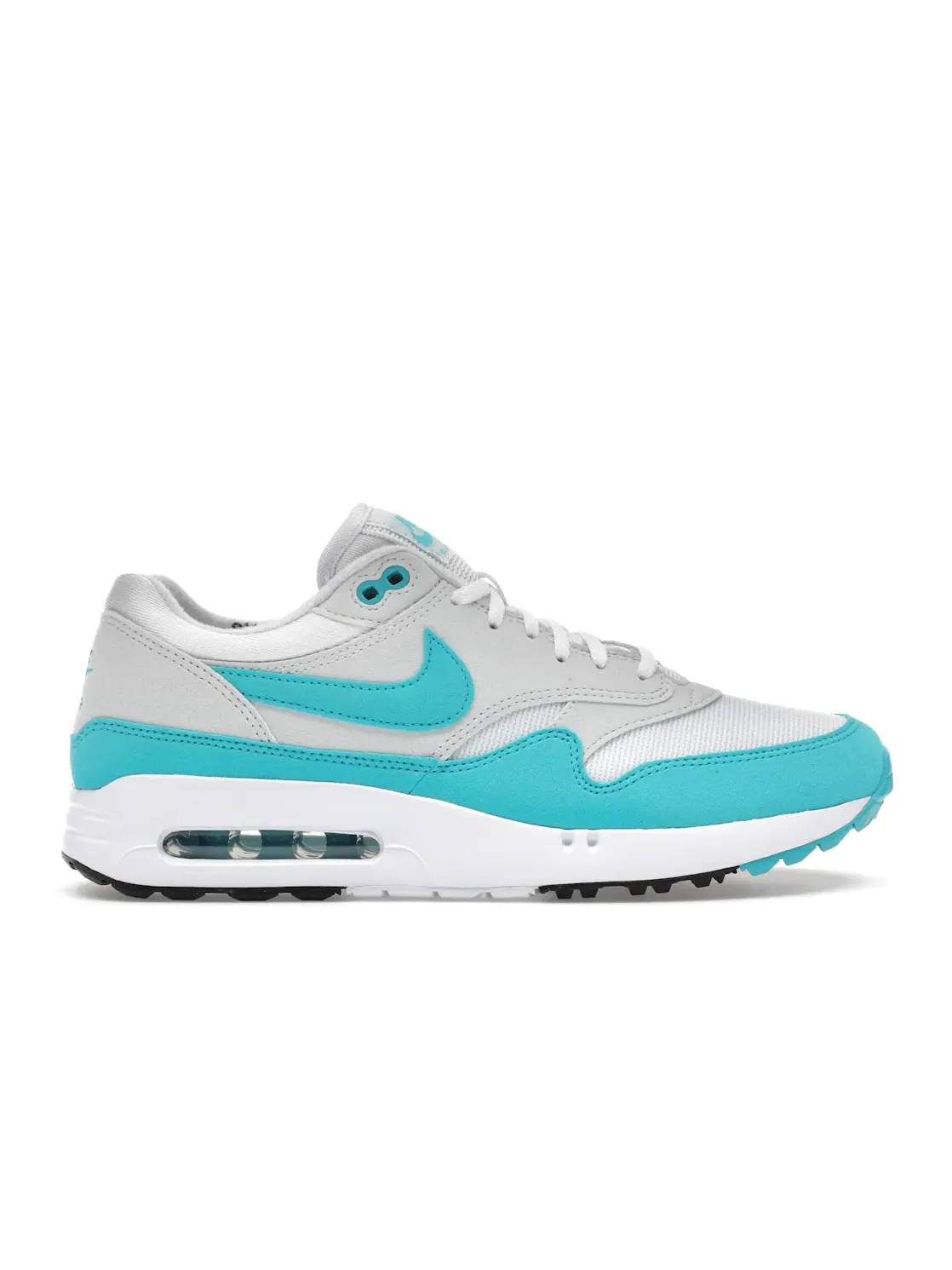Мужские кроссовки для гольфа с оригинальным дизайном Nike Air Max 1 '86 OG Golf — изображение 1 из 4, белый/платиновый/черный