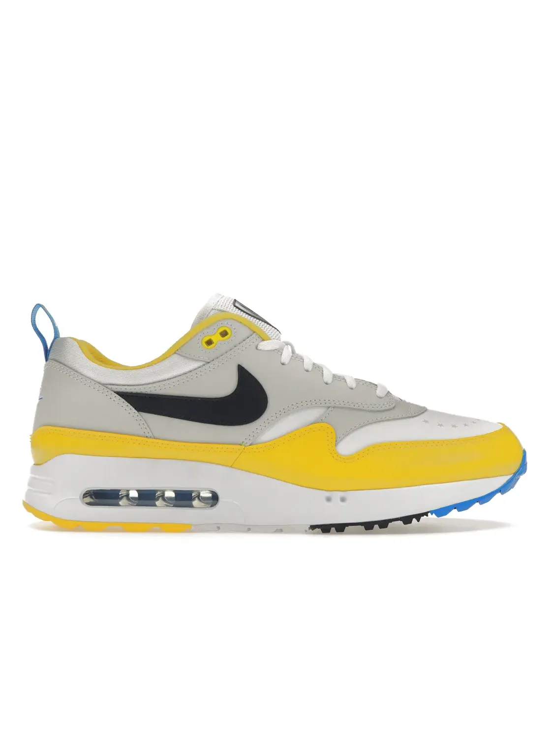 Мужские гольф-кроссовки Nike Air Max 1 '86 OG Golf NRG — изображение 1 из 4, белый/-желтый-синий
