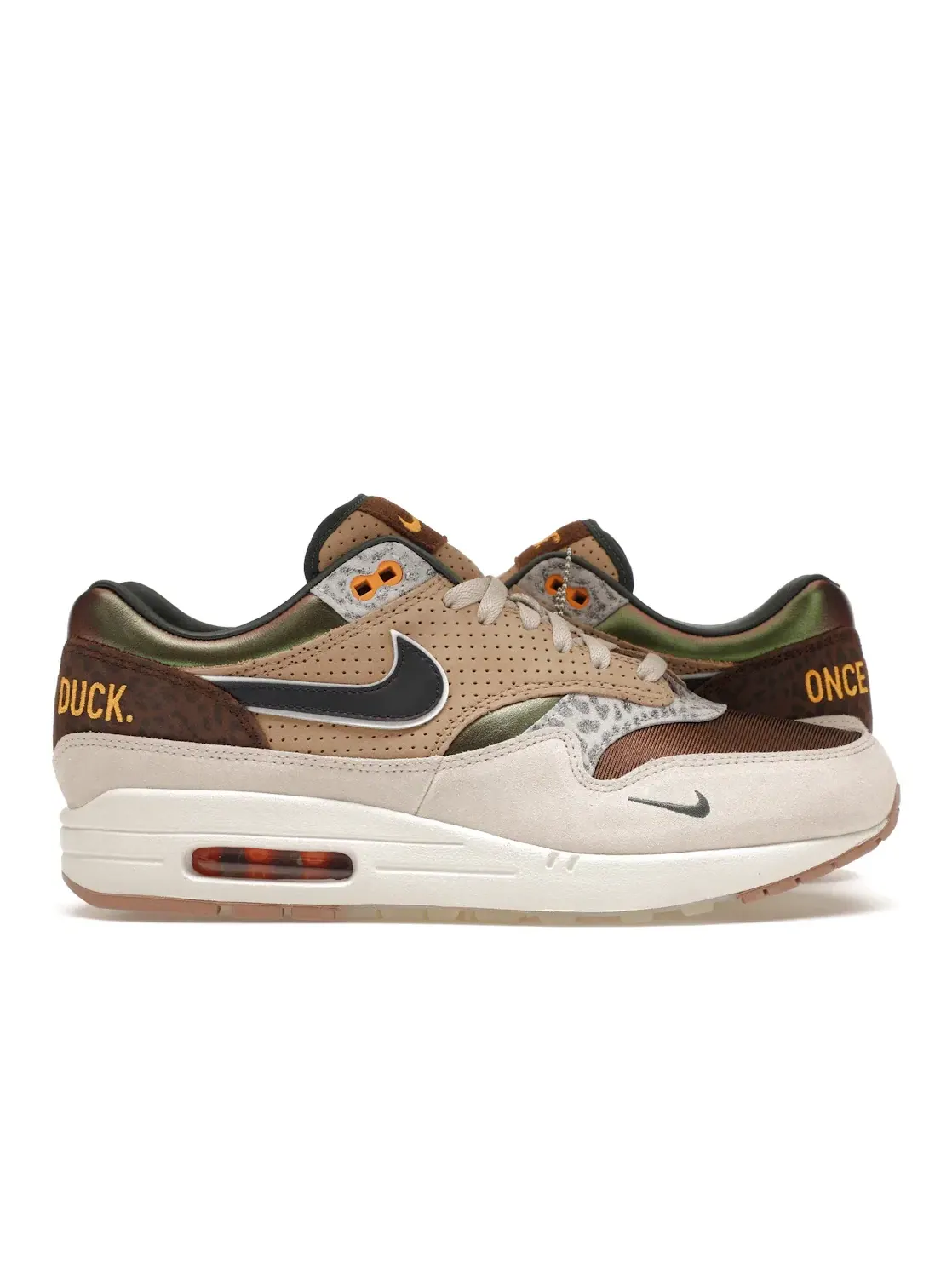 Мужские кроссовки Lifestyle Nike Air Max 1 '87 Premium — изображение 1 из 4, бежевый/зеленый-кремовый