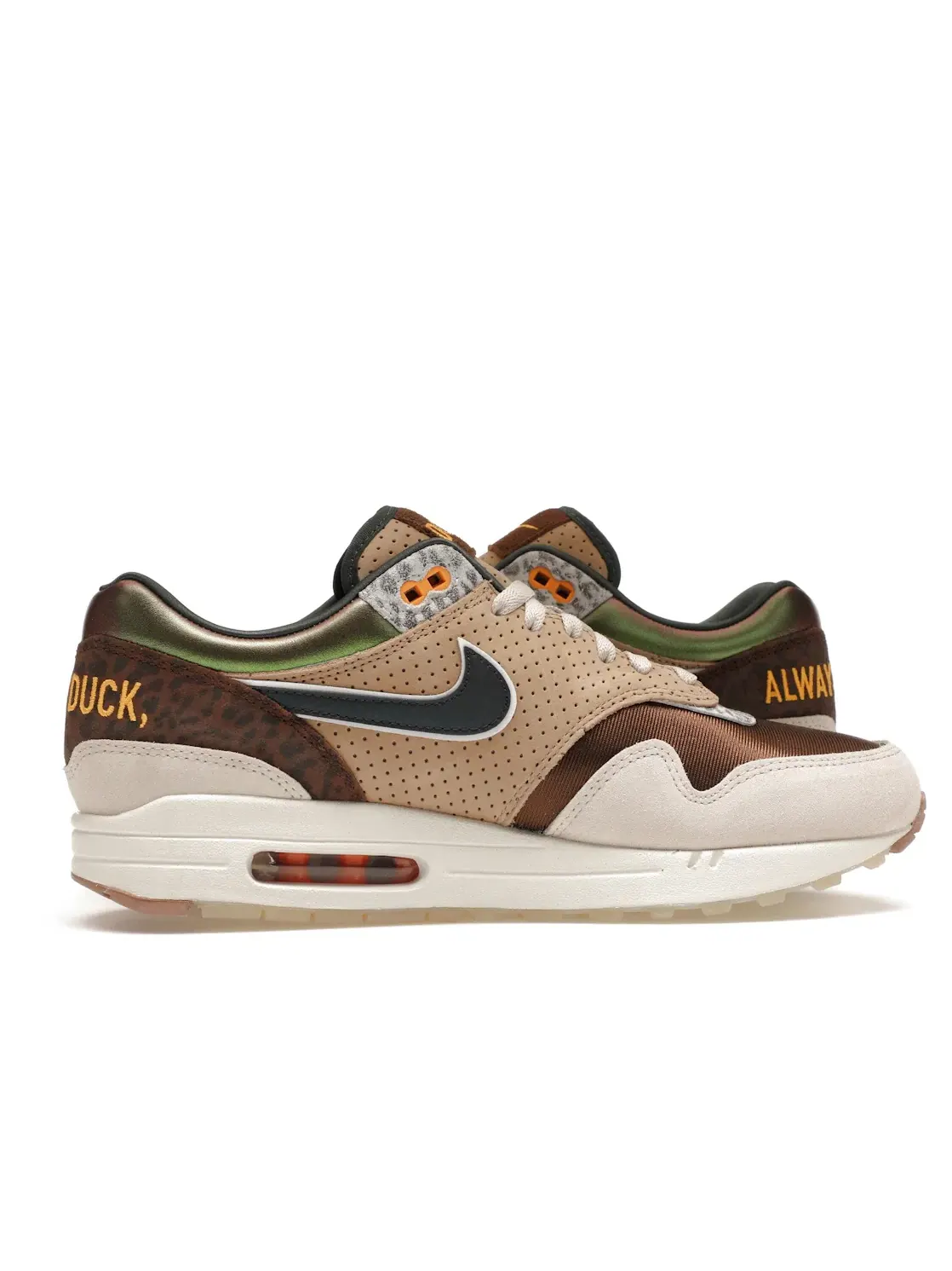 Мужские кроссовки Lifestyle Nike Air Max 1 '87 Premium — изображение 3 из 4, бежевый/зеленый-кремовый