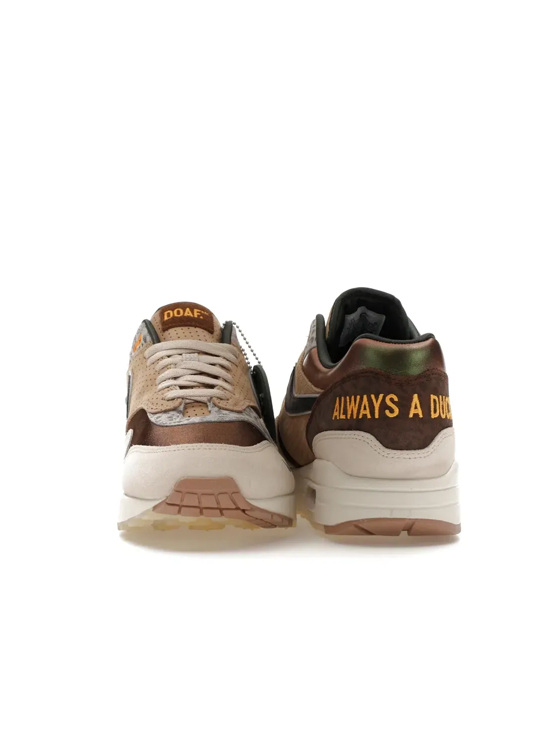 Мужские кроссовки Lifestyle Nike Air Max 1 '87 Premium — изображение 4 из 4, бежевый/зеленый-кремовый