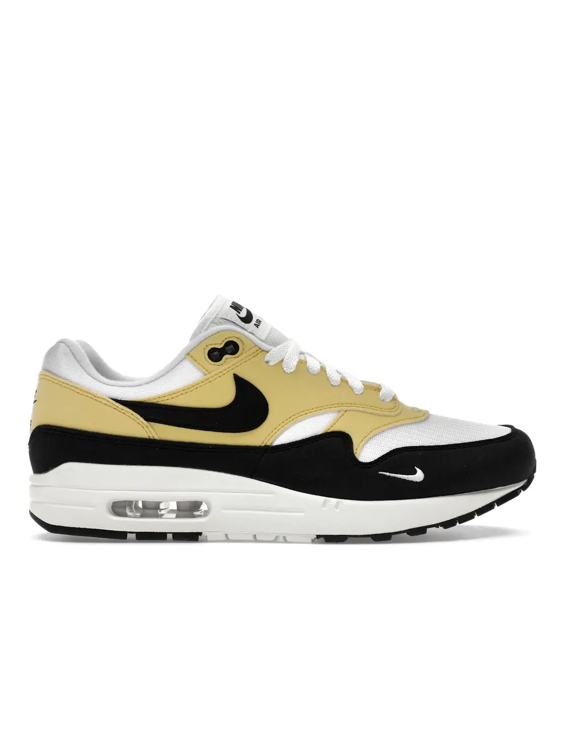 Женские кроссовки с ярким цветом Nike Air Max 1 '87 — изображение 1 из 4, золотистый/белый//черный