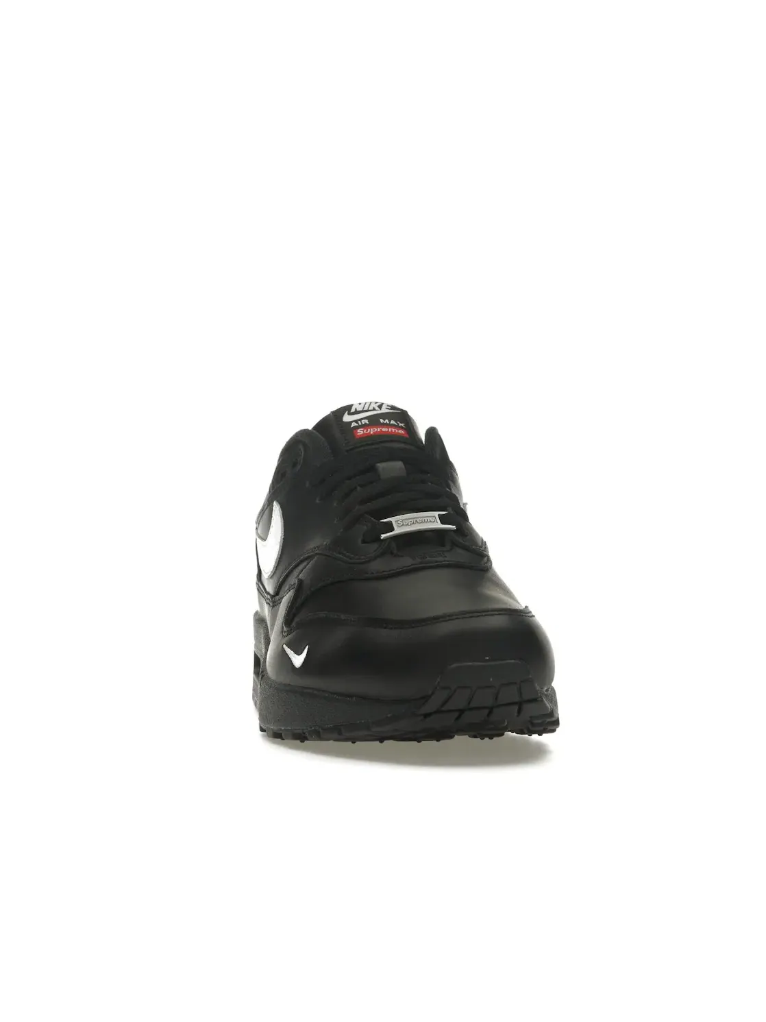 Мужские кроссовки Lifestyle с кожаным верхом Nike Air Max 1 '87 SP Supreme — изображение 2 из 4, черный/белый/черный