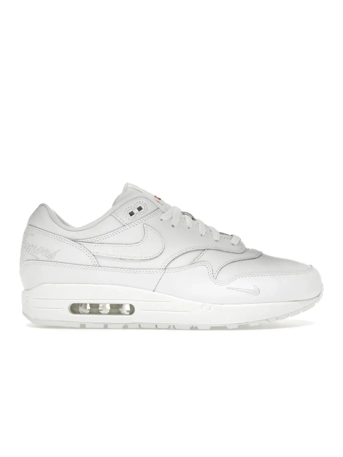Мужские кроссовки с принтом Nike Air Max 1 '87 SP Supreme Triple White — изображение 1 из 4, белый/белый-белый