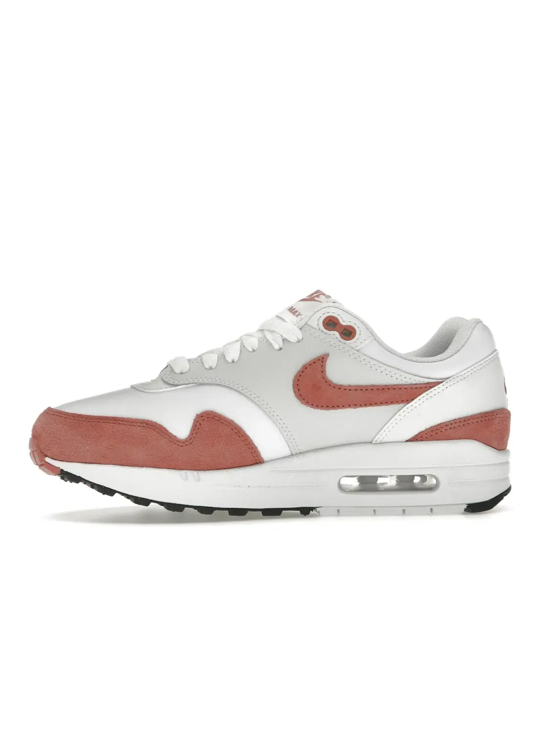 Женские кроссовки с контрастным цветом Nike Air Max 1 '87 — изображение 3 из 4, белый/розовый/белый