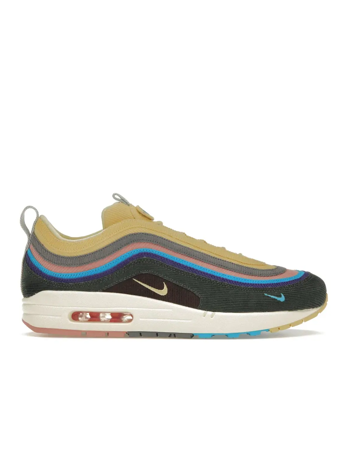 Мужские кроссовки с принтом Nike Air Max 1/97 Nike — изображение 1 из 4, светлый синий