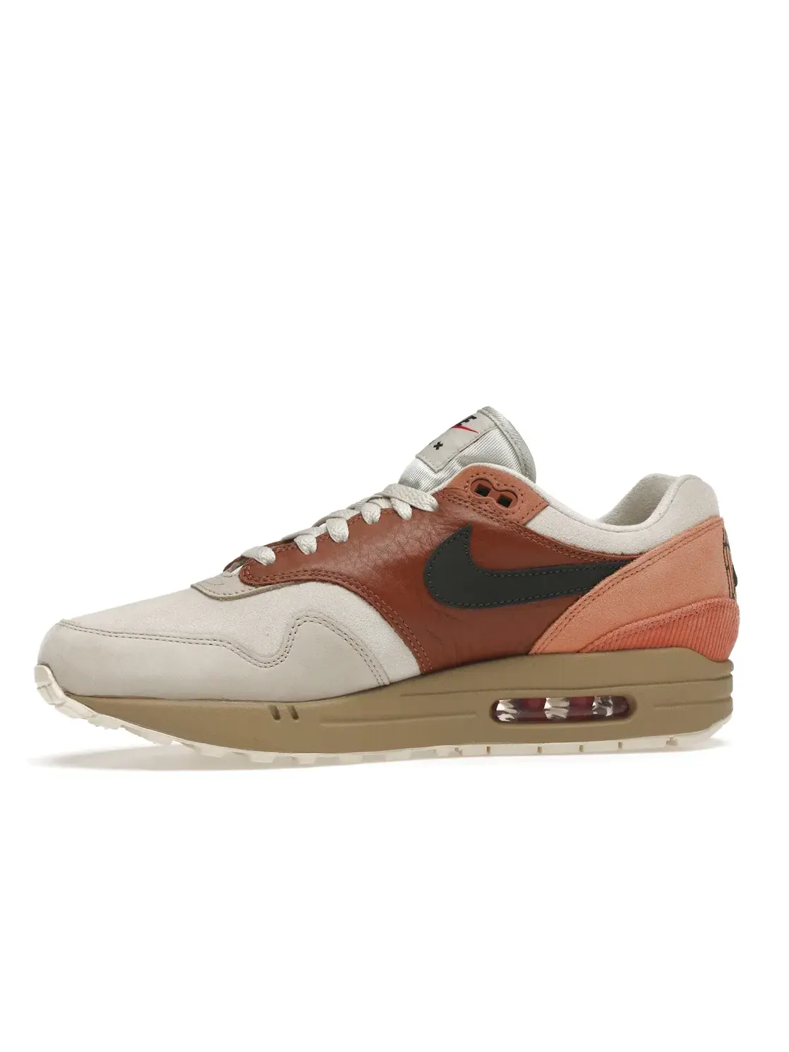 Мужские кроссовки Lifestyle Nike Air Max 1 — изображение 3 из 4, красный/хаки