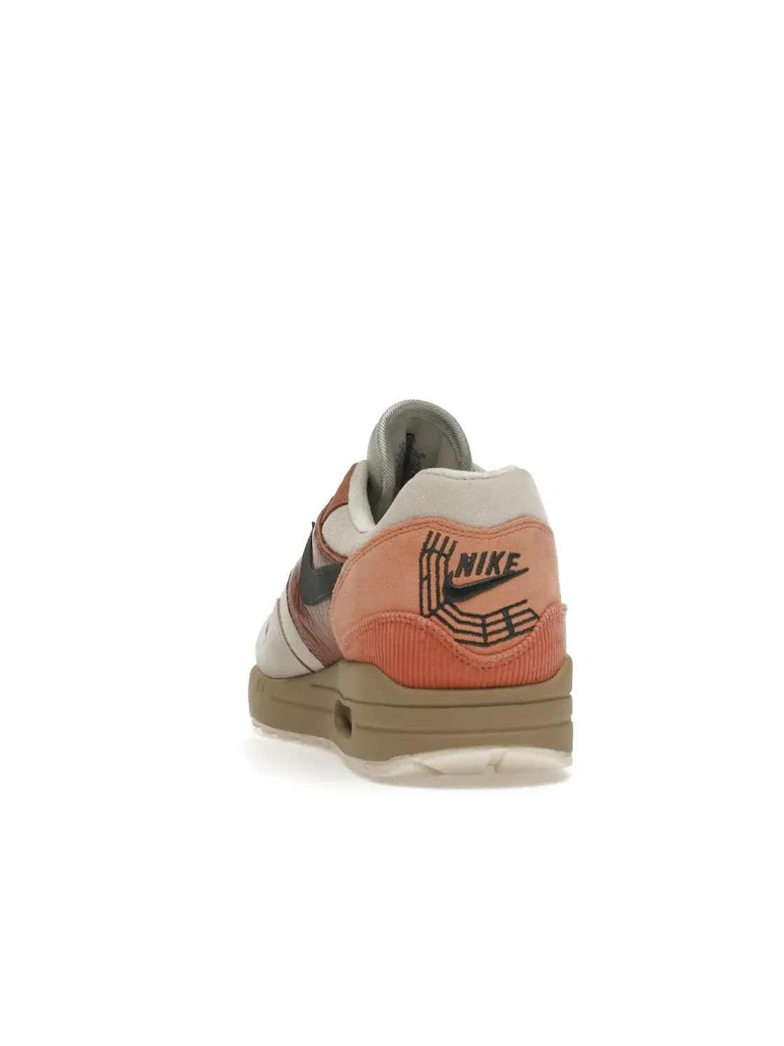 Мужские кроссовки Lifestyle Nike Air Max 1 — изображение 4 из 4, красный/хаки