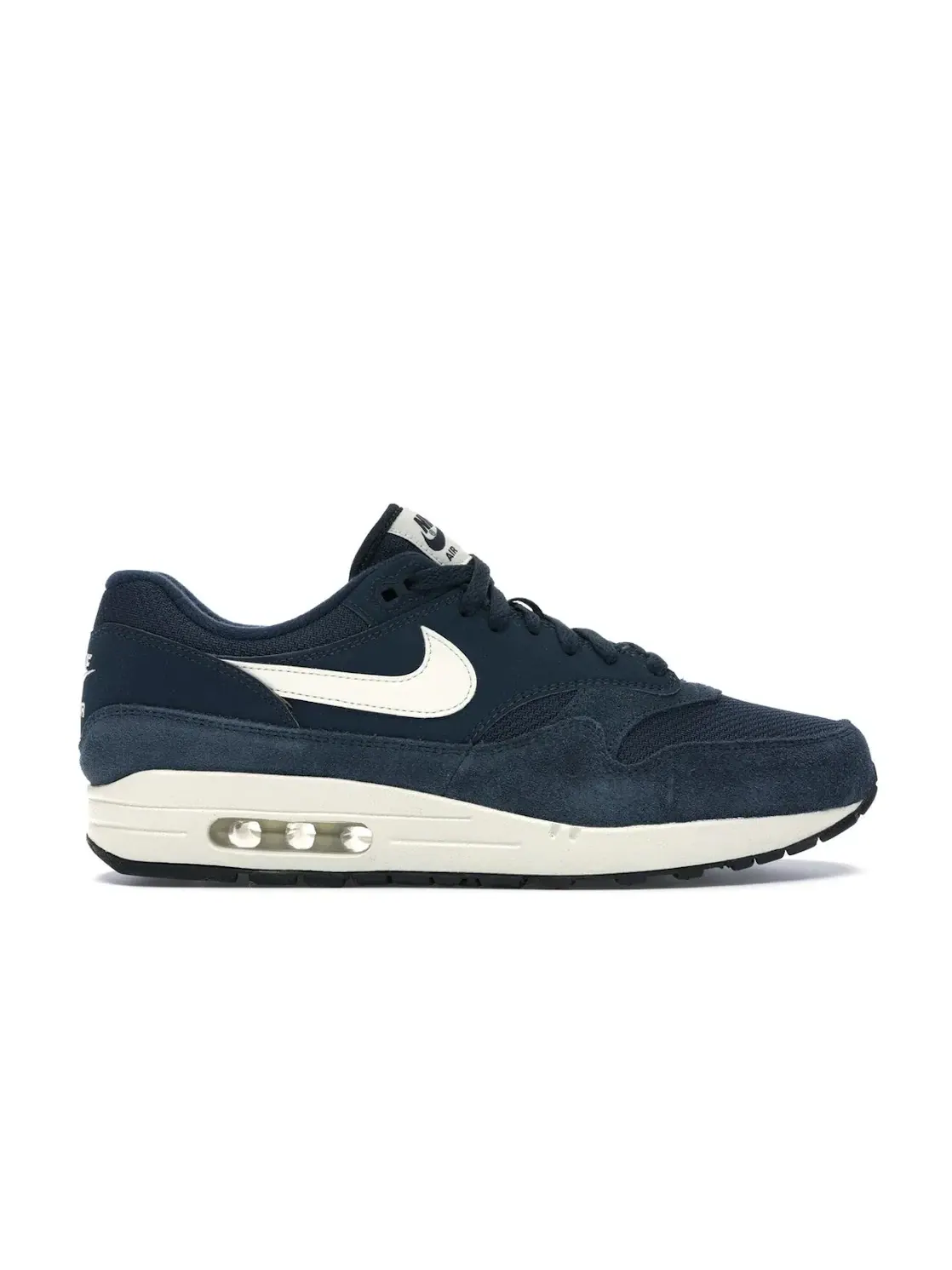 Мужские кроссовки с технологией Air Max Nike Air Max 1 — изображение 1 из 4, темно-синий/--черный
