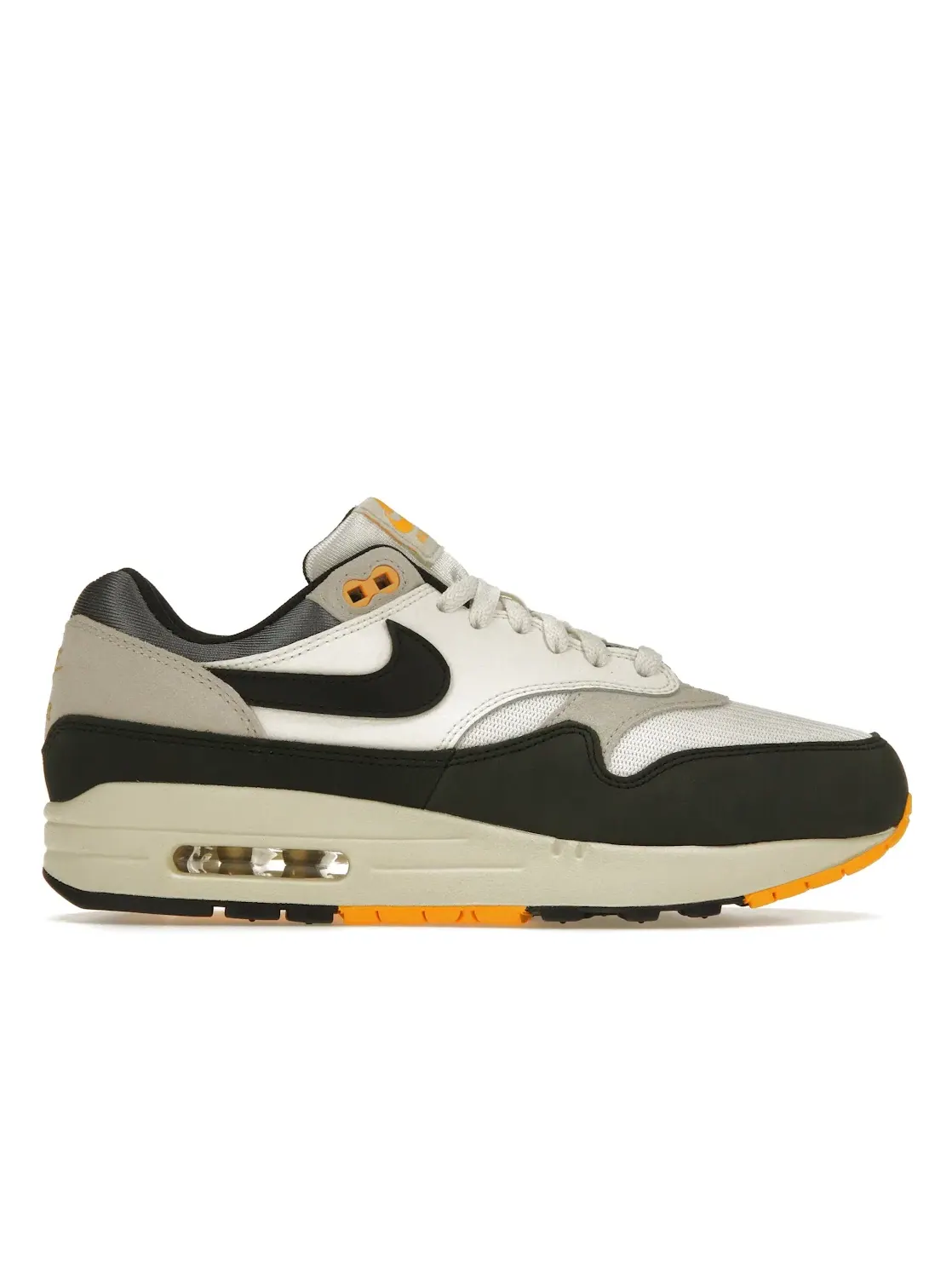 Мужские кроссовки для повседневной носки Nike Air Max 1 — изображение 1 из 4, белый/черный-серый