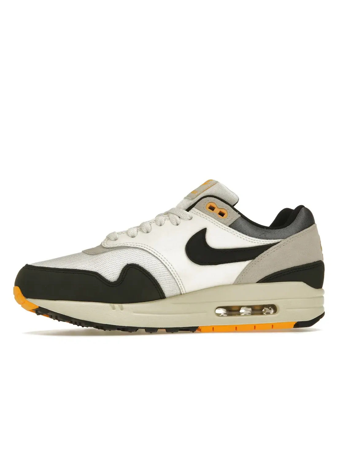 Мужские кроссовки для повседневной носки Nike Air Max 1 — изображение 3 из 4, белый/черный-серый