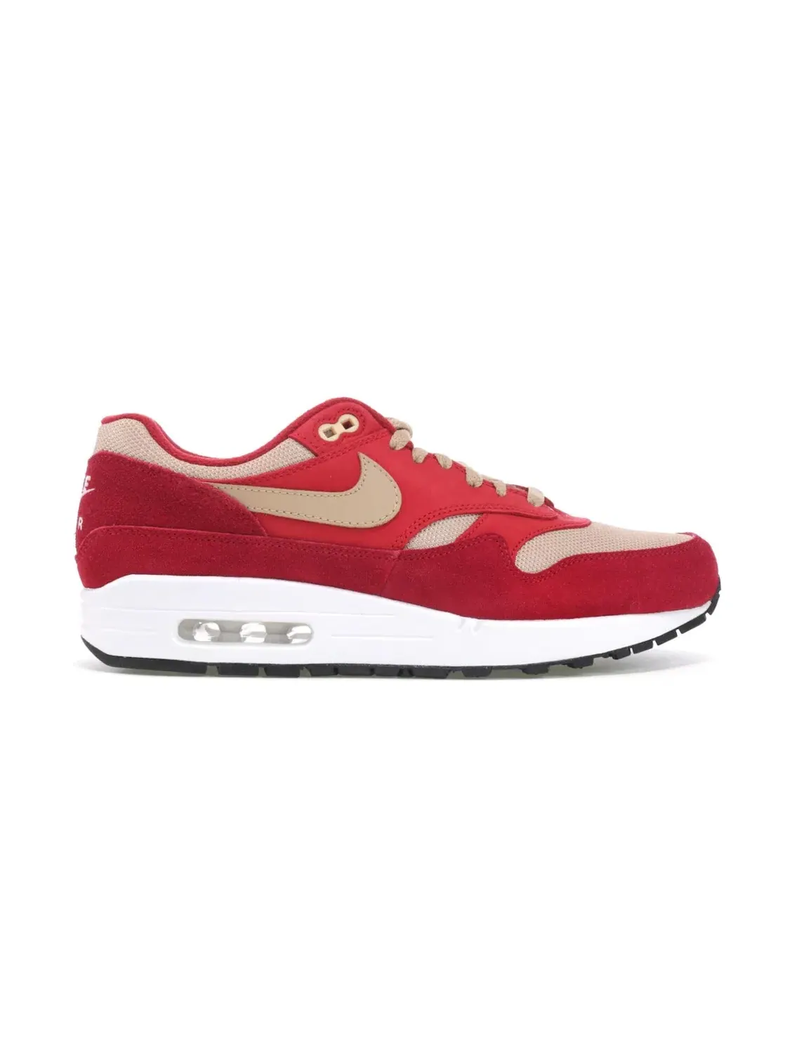 Мужские кроссовки Lifestyle с перфорацией Nike Air Max 1 — изображение 1 из 4, красный/-красный-бледный