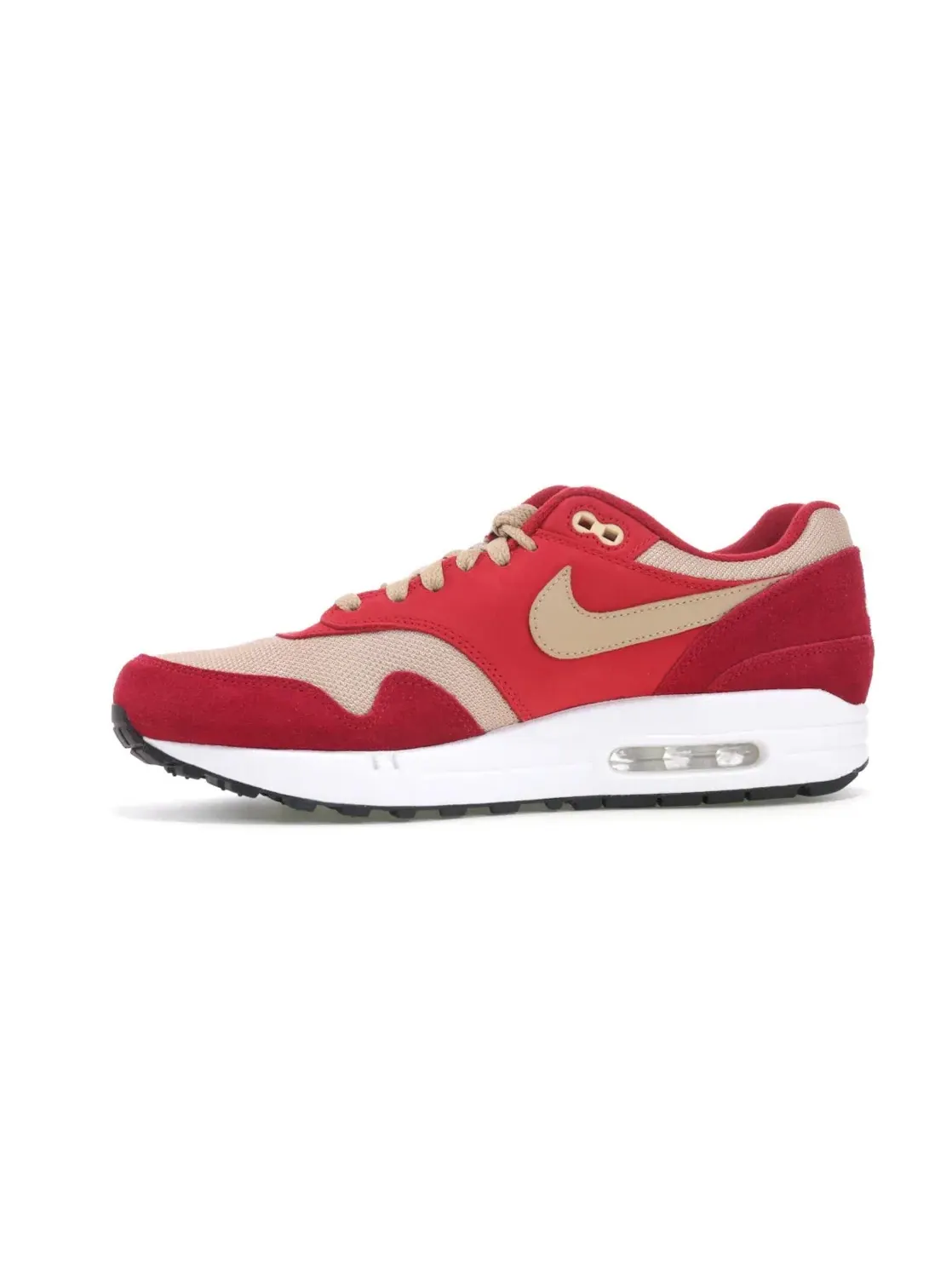 Мужские кроссовки Lifestyle с перфорацией Nike Air Max 1 — изображение 3 из 4, красный/-красный-бледный