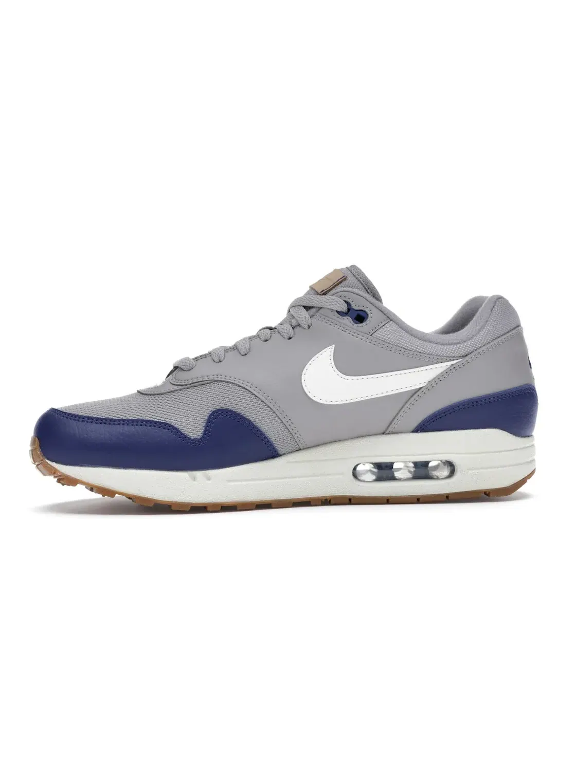 Мужские кроссовки повседневные Nike Air Max 1 — изображение 3 из 4, серый/-глубокий синий