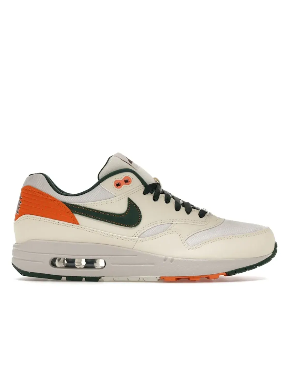 Мужские кроссовки Lifestyle Nike Air Max 1 — изображение 1 из 4, зеленый/оранжевый
