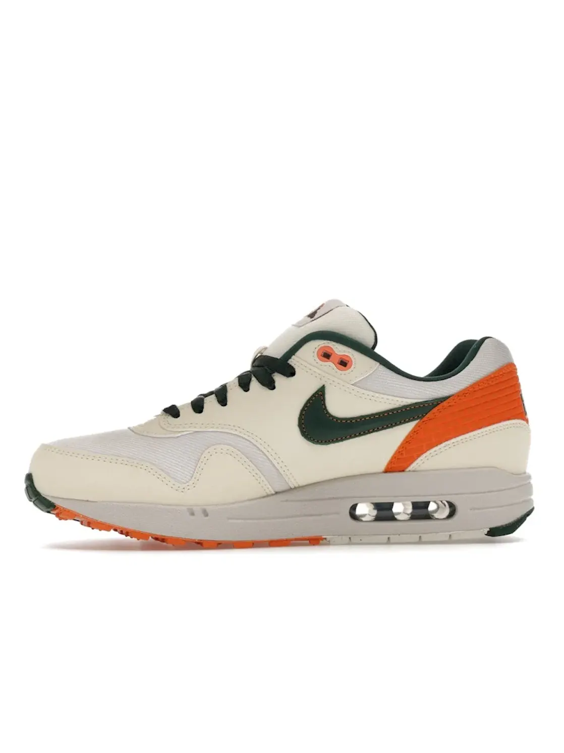 Мужские кроссовки Lifestyle Nike Air Max 1 — изображение 3 из 4, зеленый/оранжевый