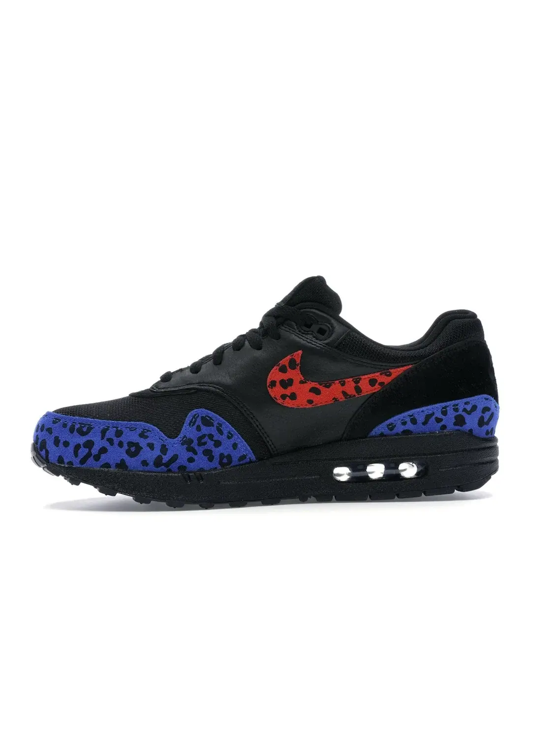 Женские кроссовки Lifestyle Nike Air Max 1 — изображение 3 из 4, черный/красный