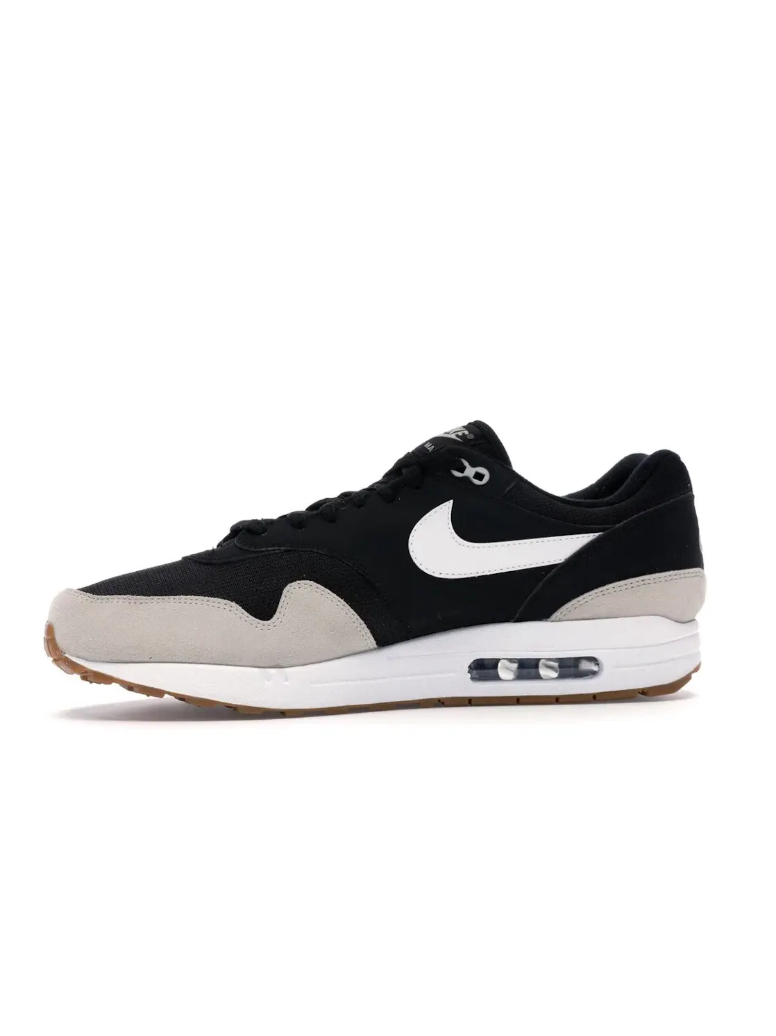 Мужские кроссовки Lifestyle Nike Air Max 1 — изображение 3 из 4, черный/светлый-белый