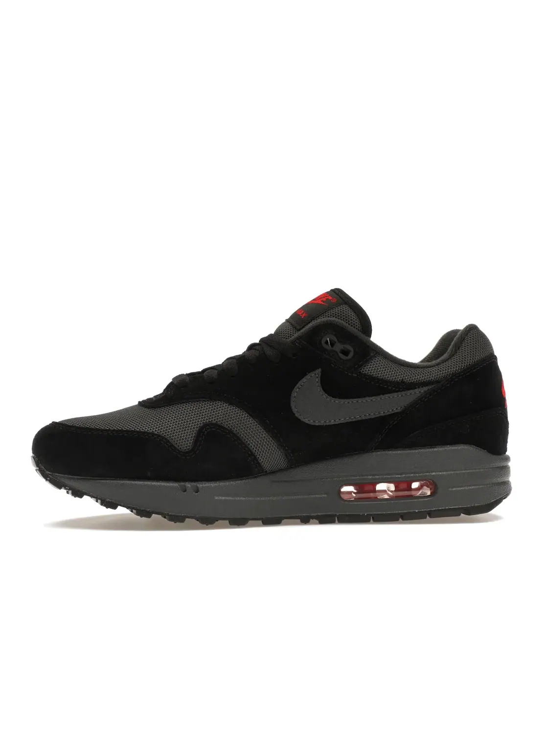 Мужские кроссовки Lifestyle Nike Air Max 1 — изображение 3 из 4, черный//красный