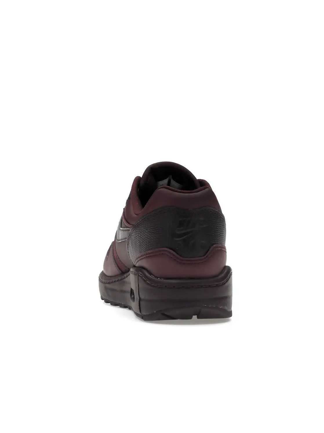 Женские кроссовки с амортизацией Nike Air Max 1 — изображение 4 из 4, бордовый