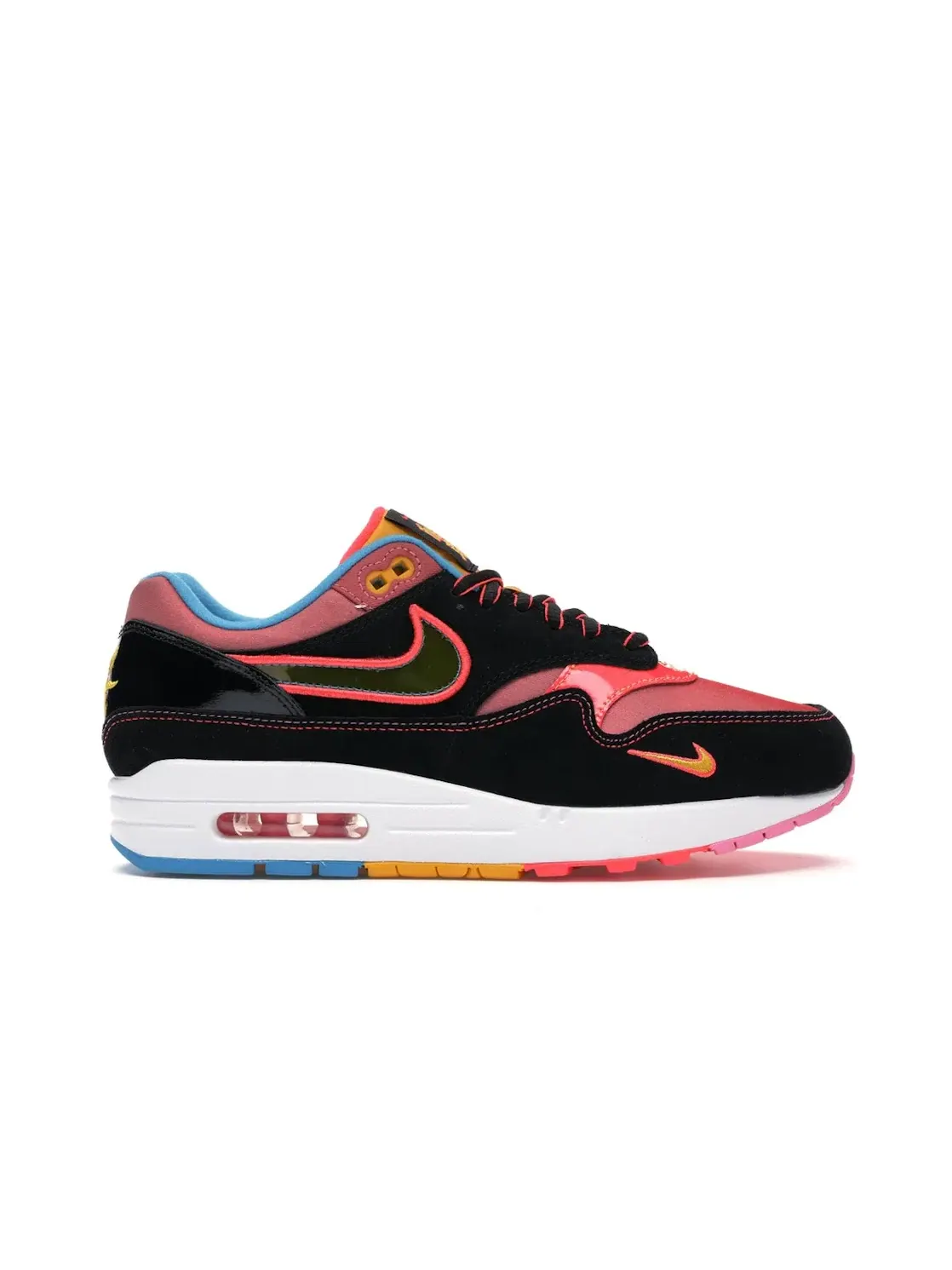 Мужские кроссовки Lifestyle с принтом Nike Air Max 1 Nike — изображение 1 из 4, черный/мульти