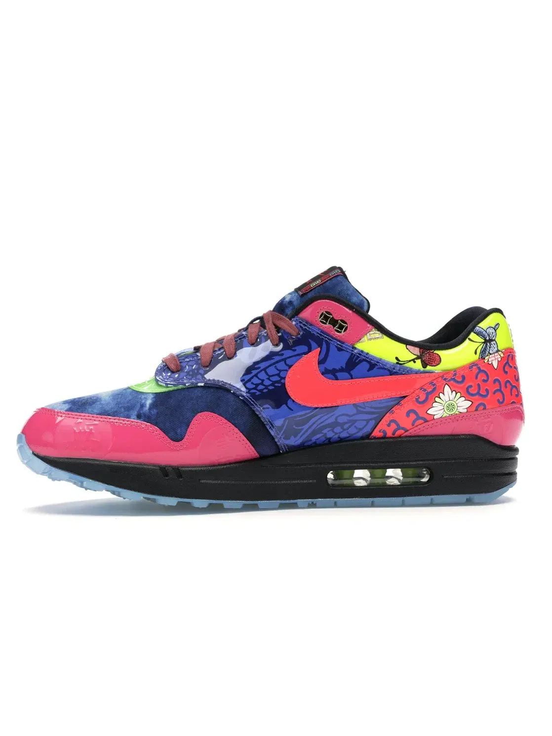 Мужские кроссовки с принтом Nike Air Max 1 — изображение 3 из 4, синий/розовый