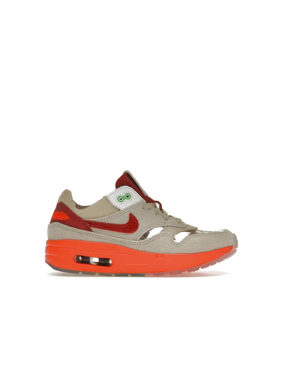 Детские кроссовки с прозрачным верхом Nike Air Max 1 CLOT Kiss of Death (2021) (PS) Nike — изображение 1 из 4