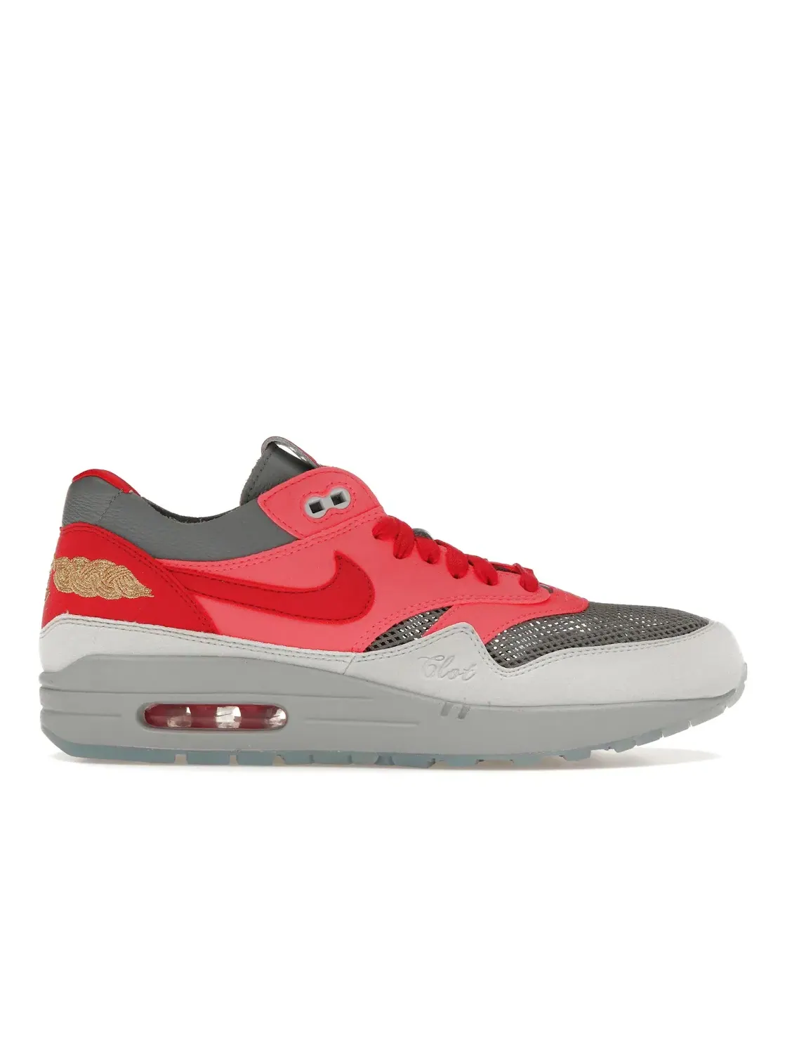 Мужские кроссовки Lifestyle с принтом Nike Air Max 1 — изображение 1 из 4, красный/красный-серый