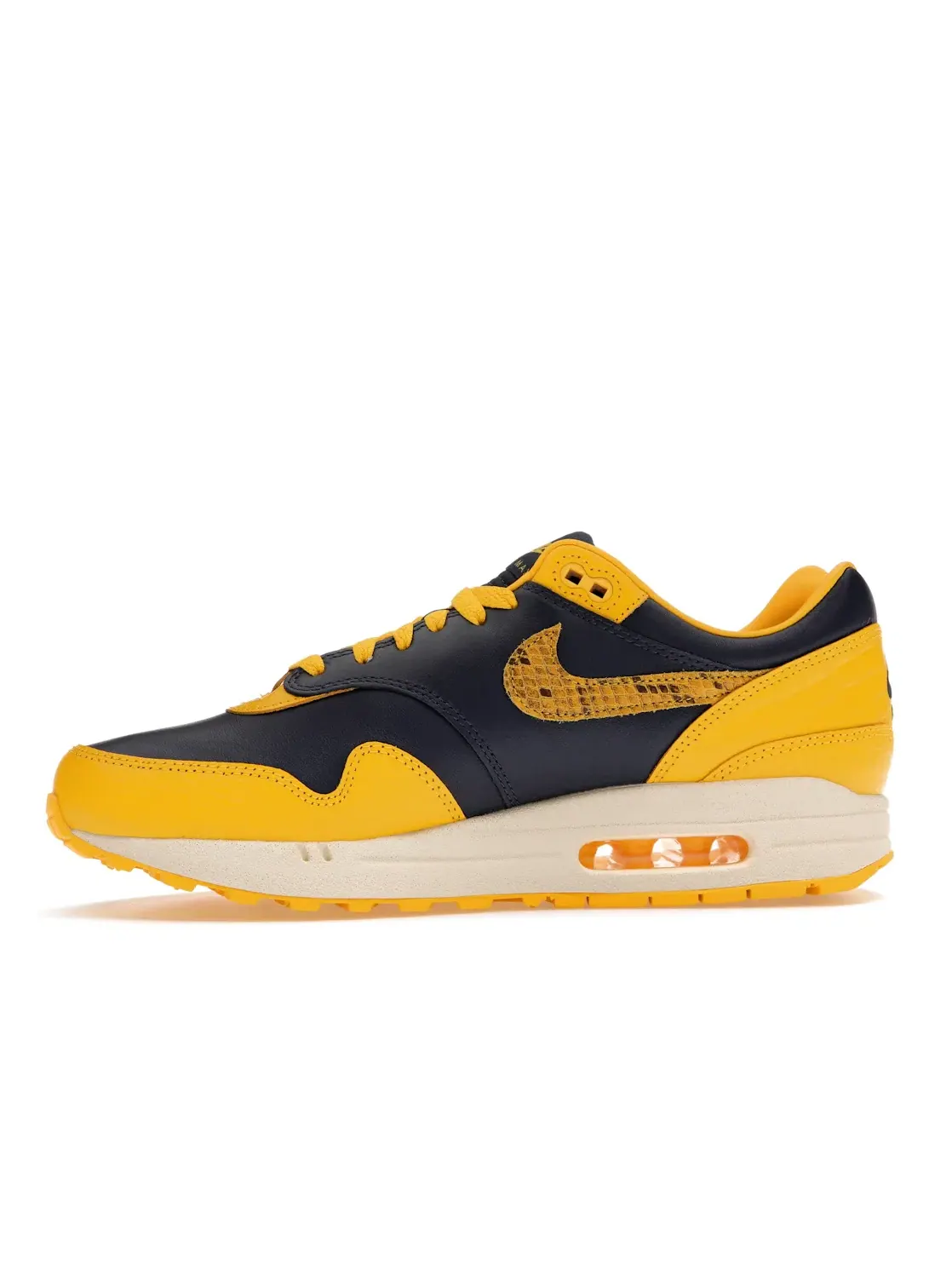 Женские кроссовки Lifestyle с принтом Air Max 1 COJP Michigan Nike — изображение 3 из 4, темно-синий/-натуральный