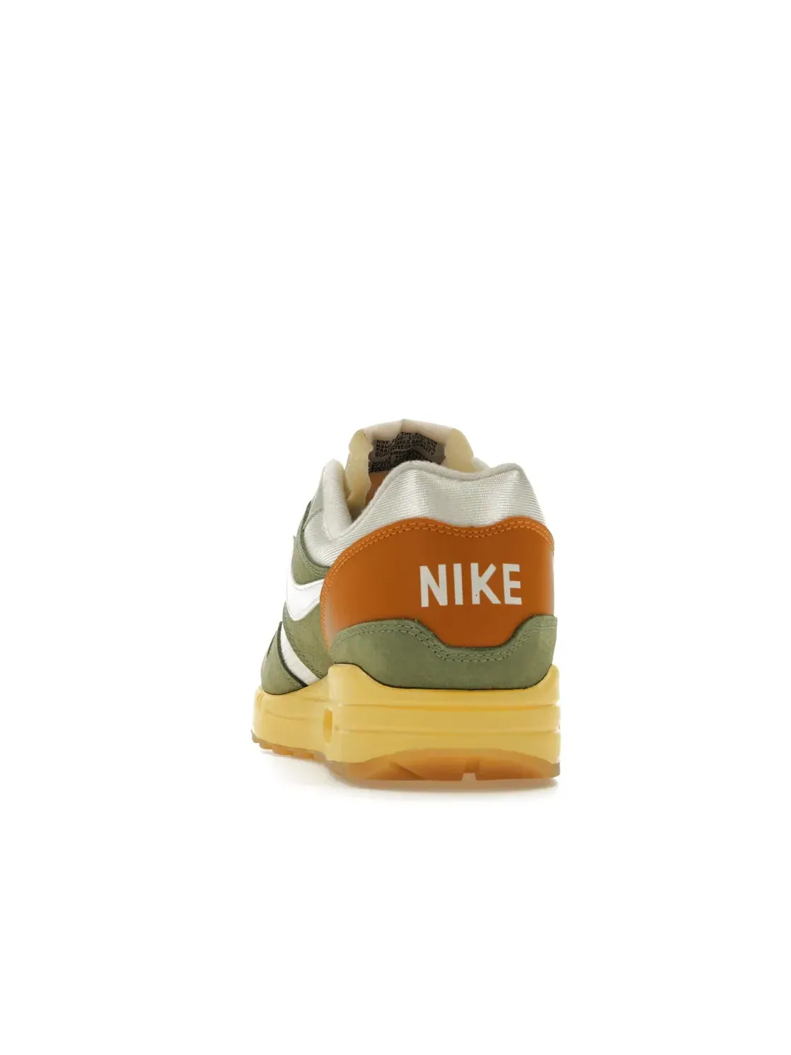 Женские кроссовки с многослойным дизайном Nike Air Max 1 — изображение 4 из 4, зеленый/белый-оранжевый