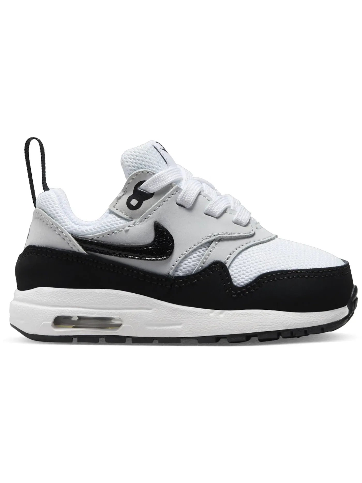 Детские кроссовки Lifestyle Nike Air Max 1 EasyOn — изображение 1 из 1, белый/платиновый/черный