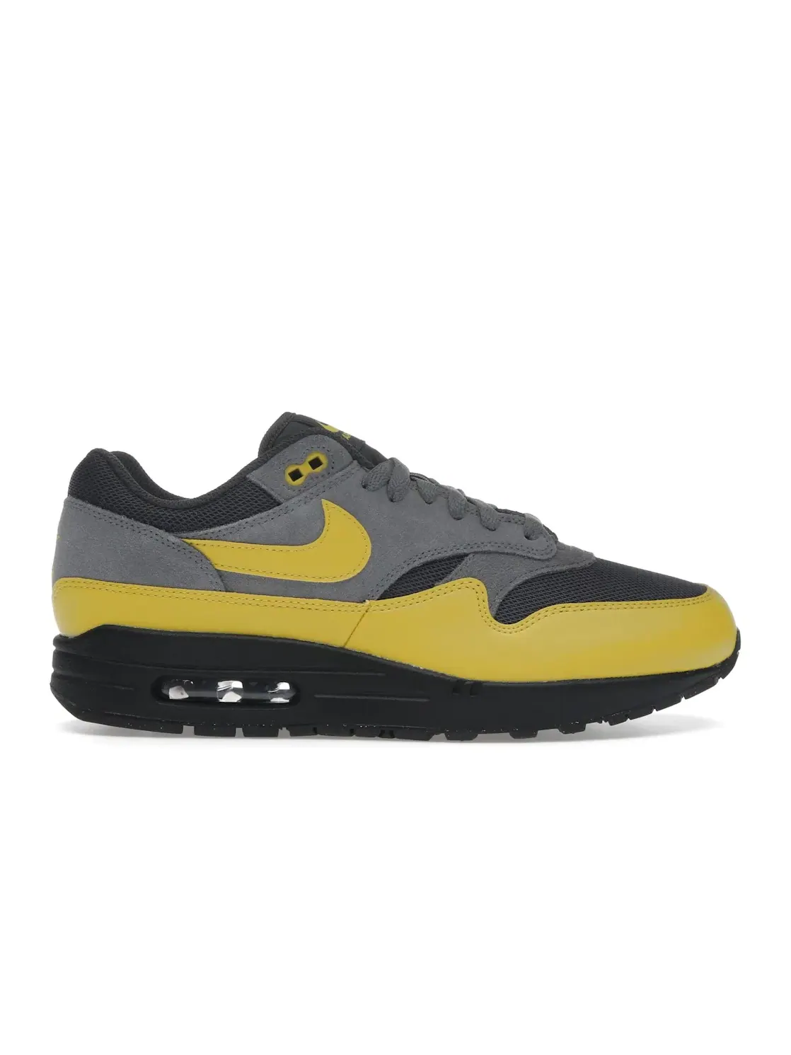 Мужские кроссовки Lifestyle с контрастными акцентами Nike Air Max 1 Essential — изображение 1 из 4, яркий/серый/черный