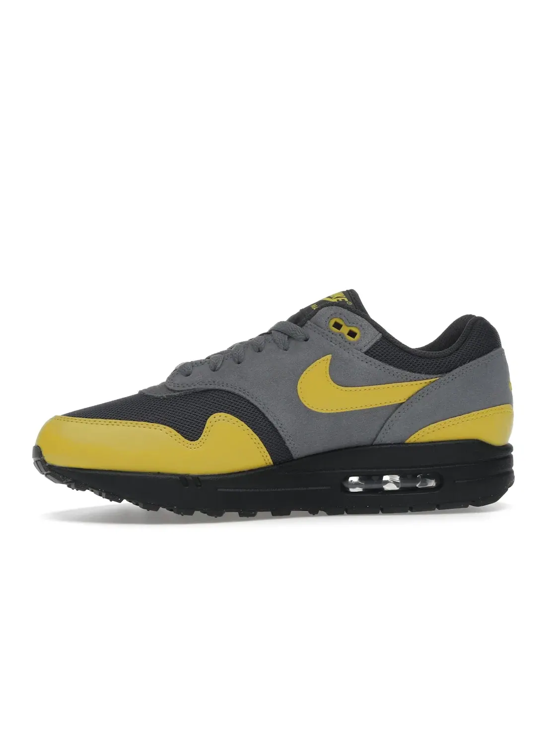 Мужские кроссовки Lifestyle с контрастными акцентами Nike Air Max 1 Essential — изображение 3 из 4, яркий/серый/черный
