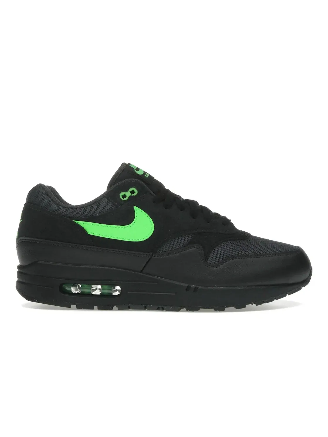 Мужские кроссовки Lifestyle Nike Air Max 1 Essential — изображение 1 из 4, черный/зеленый