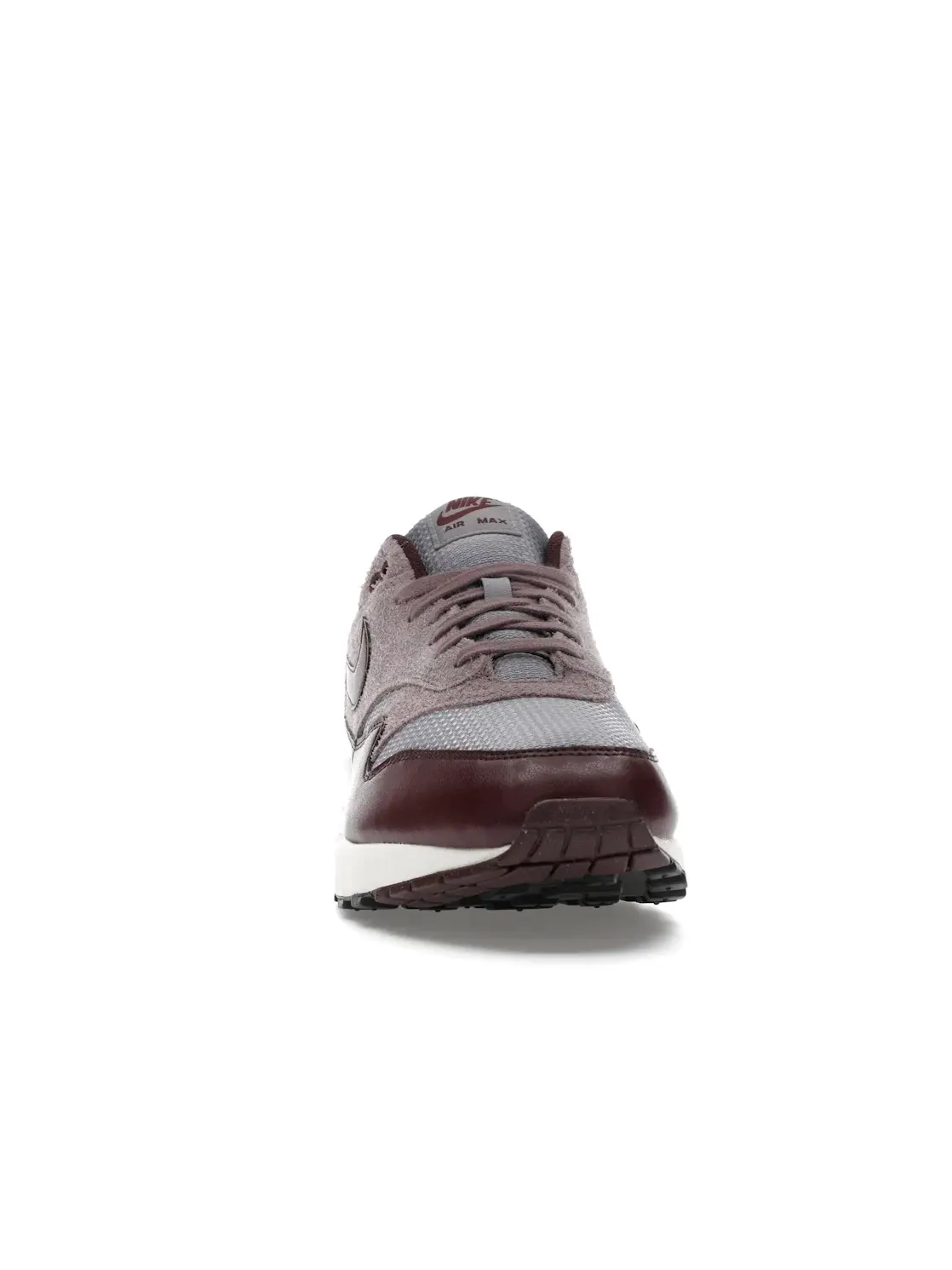 Мужские кроссовки lifestyle Nike Air Max 1 Essential PRM — изображение 2 из 4, серый/бордовый/серый