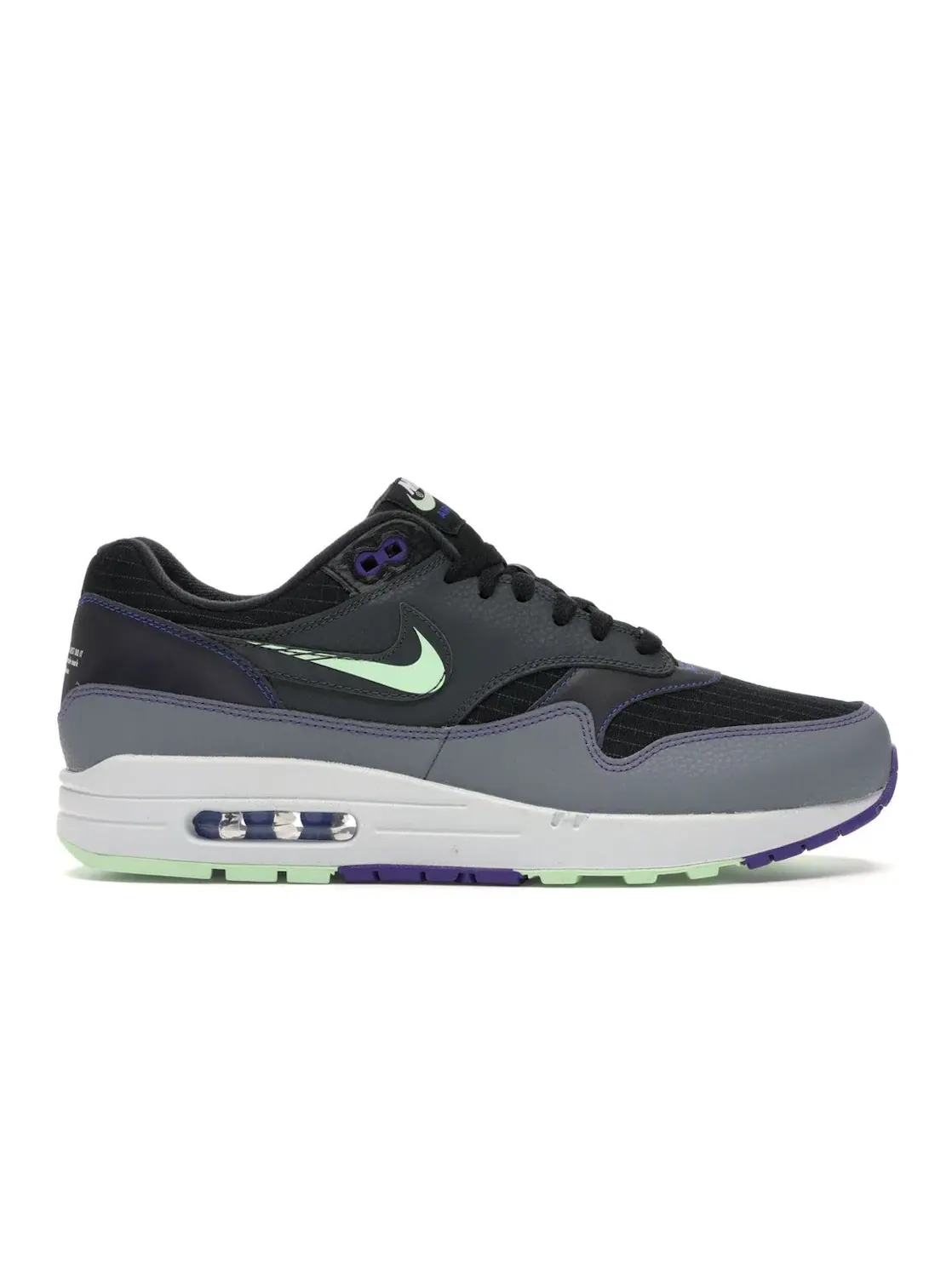 Мужские кроссовки Lifestyle Nike Air Max 1 Future Swoosh Pack — изображение 1 из 4, черный/-синий