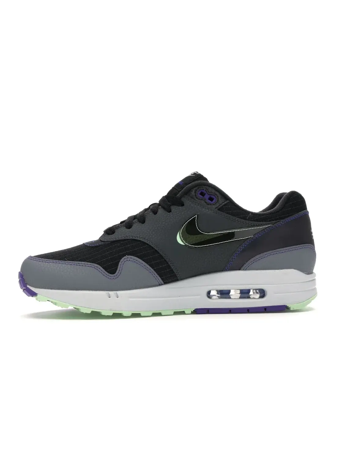 Мужские кроссовки Lifestyle Nike Air Max 1 Future Swoosh Pack — изображение 3 из 4, черный/-синий