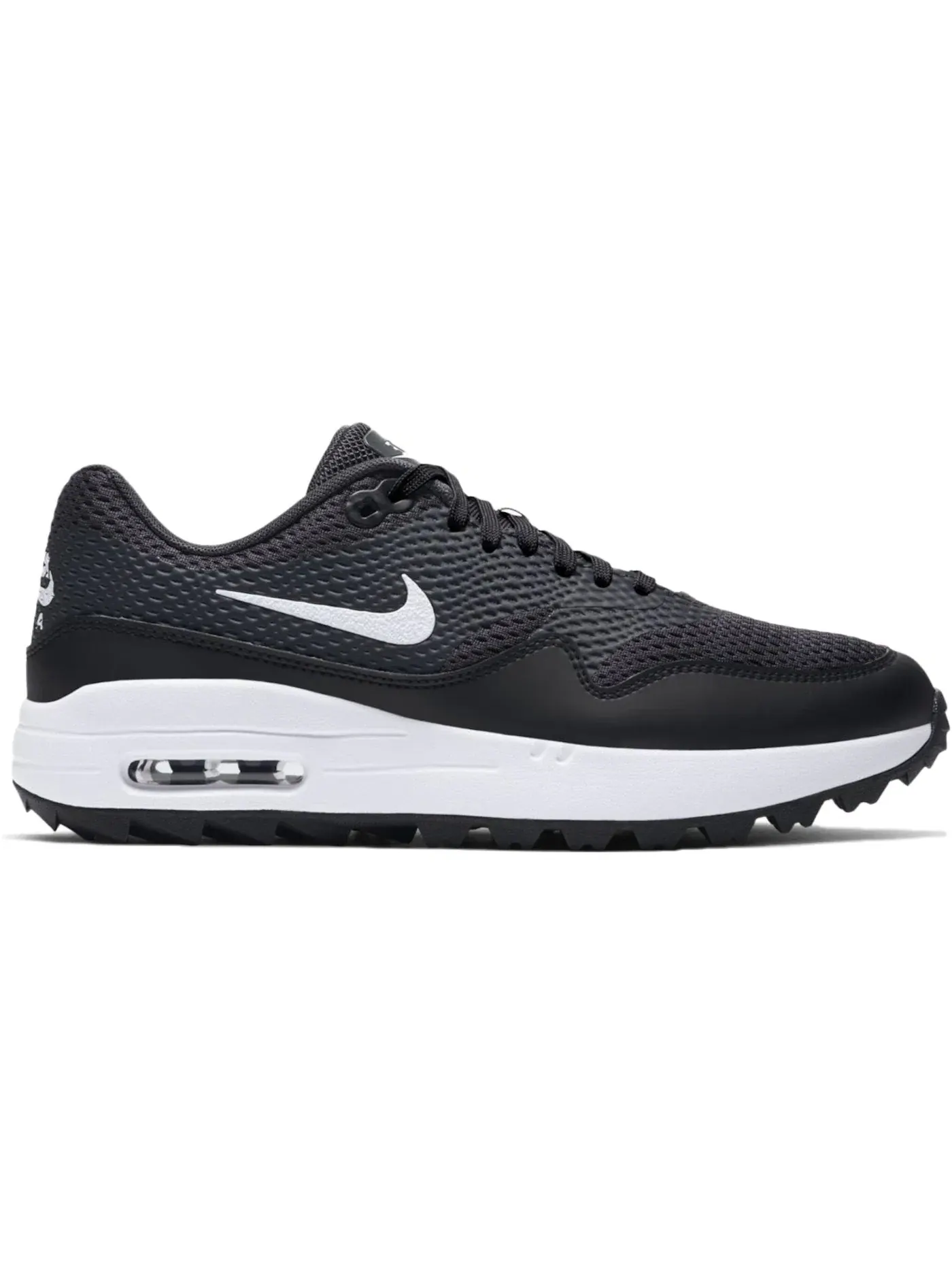 Женские гольф-туфли Nike Air Max 1 Golf — изображение 1 из 1, черный/-белый-белый