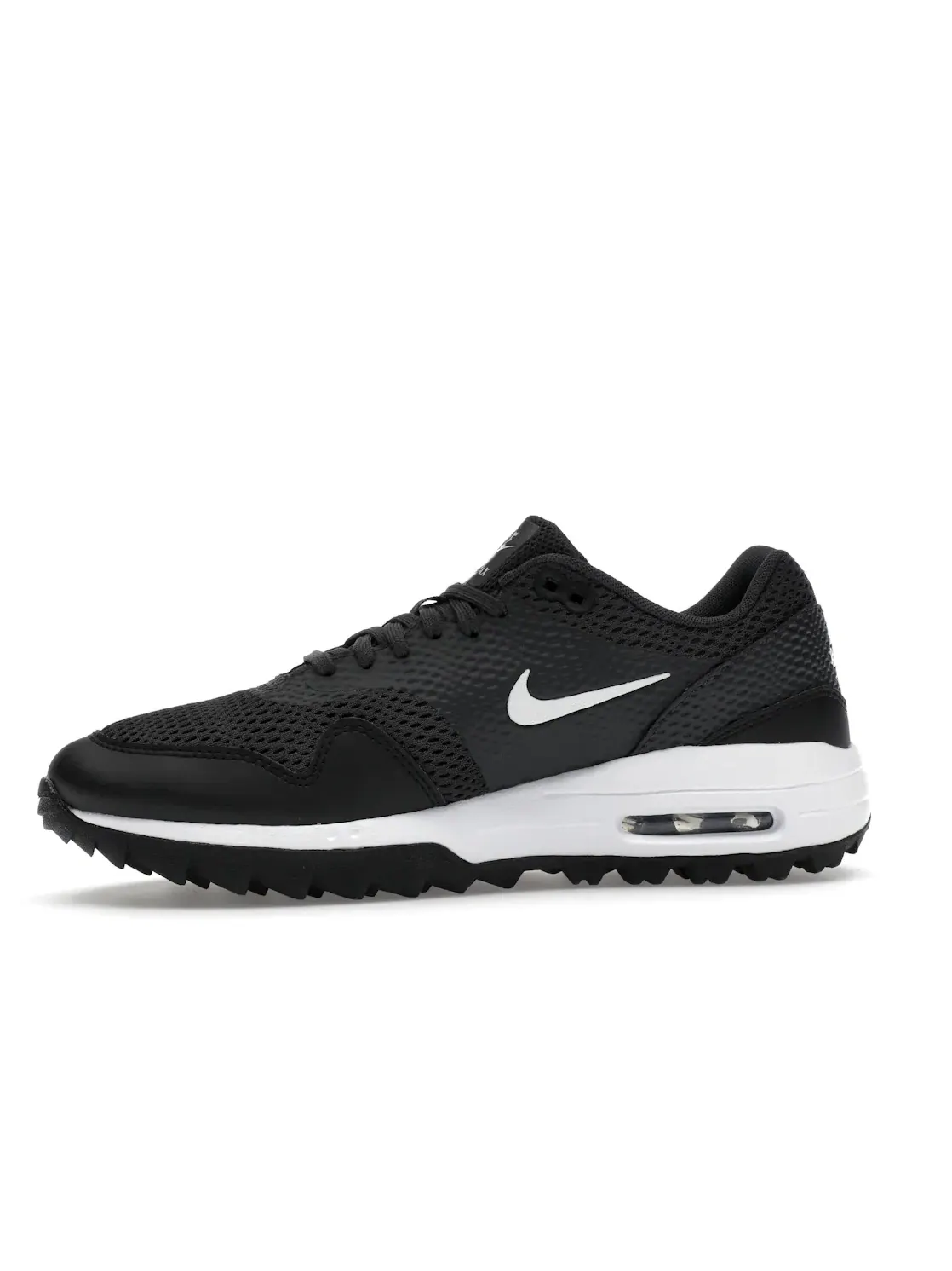 Мужские гольф-туфли с воздушной амортизацией Nike Air Max 1 G — изображение 3 из 4, черный//белый/белый