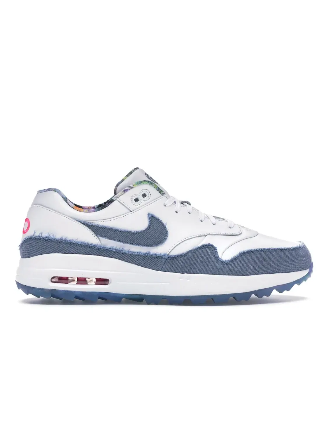 Мужские кроссовки для гольфа с принтом Nike Air Max 1 Golf Nike — изображение 1 из 4, белый/розовый