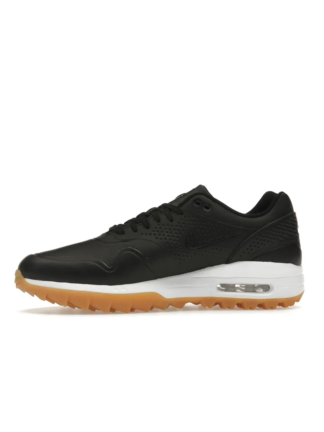 Мужские гольф-туфли с длинным рукавом Nike Air Max 1 Golf — изображение 3 из 4, черный/белый-коричневый