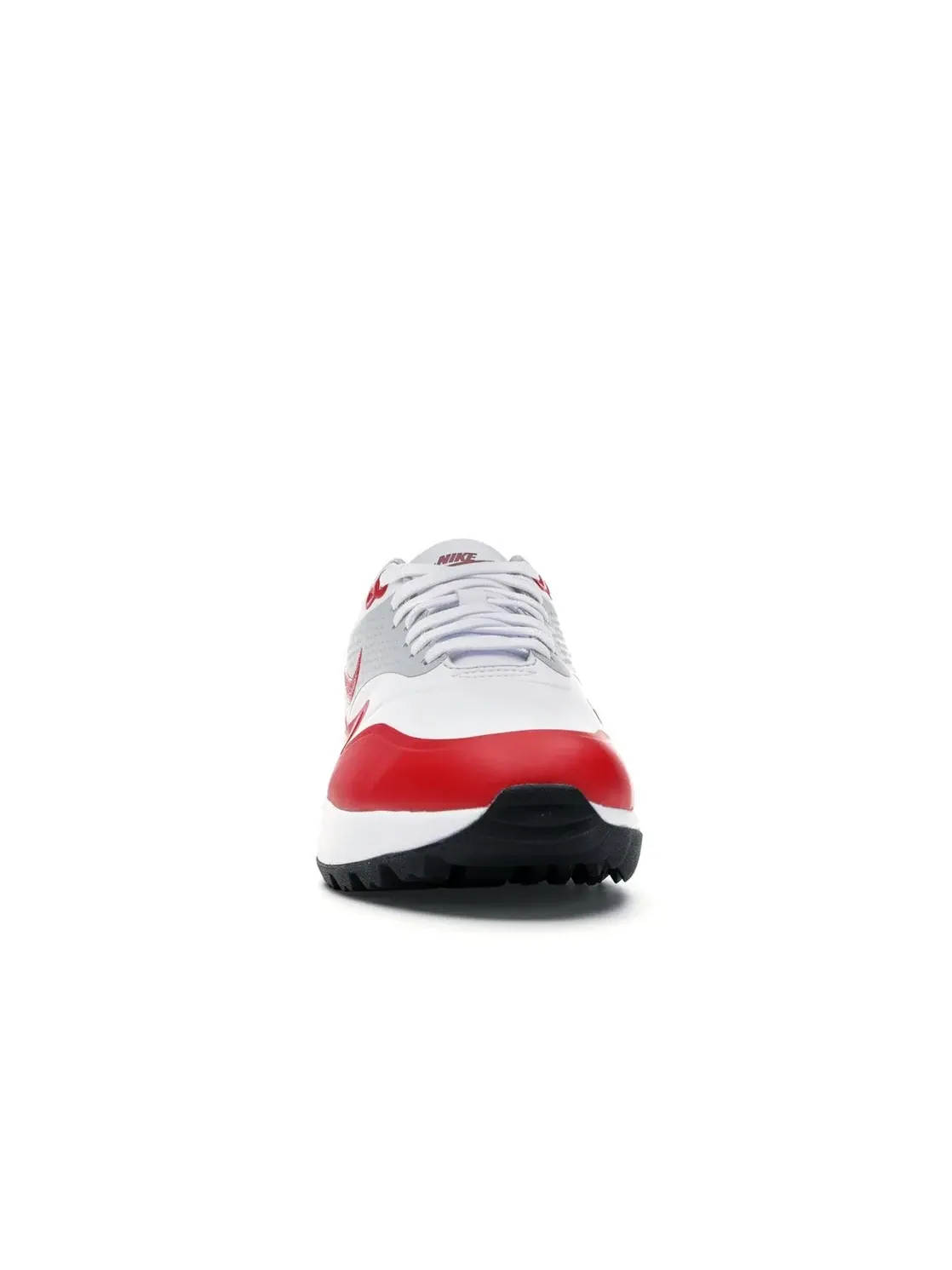 Мужские гольф-туфли с кроссовочным дизайном Nike Air Max 1 Golf — изображение 2 из 4, белый/серый-красный